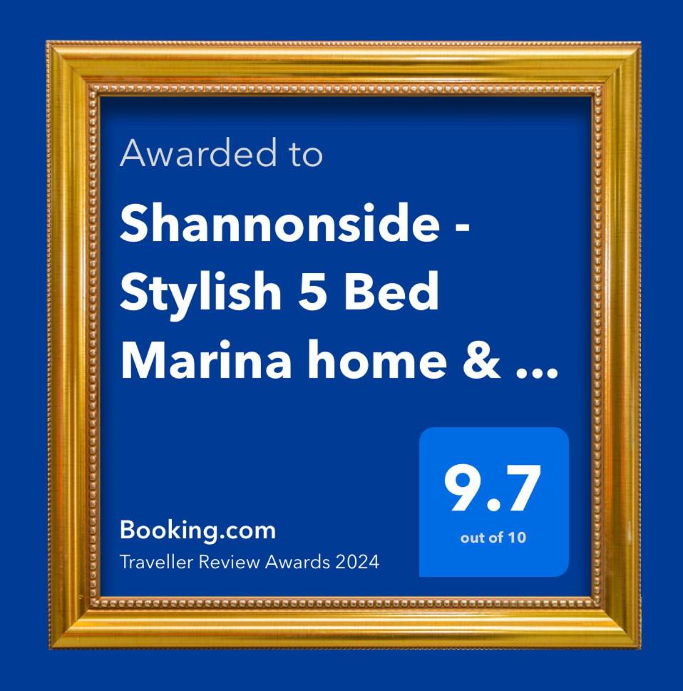 Shannonside - Stylish 5 Bed Marina home & 40ft mooring