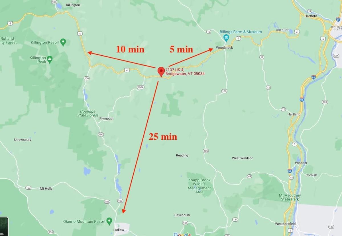 Minutes to Woodstock Hiking Ben & Jerry Suite