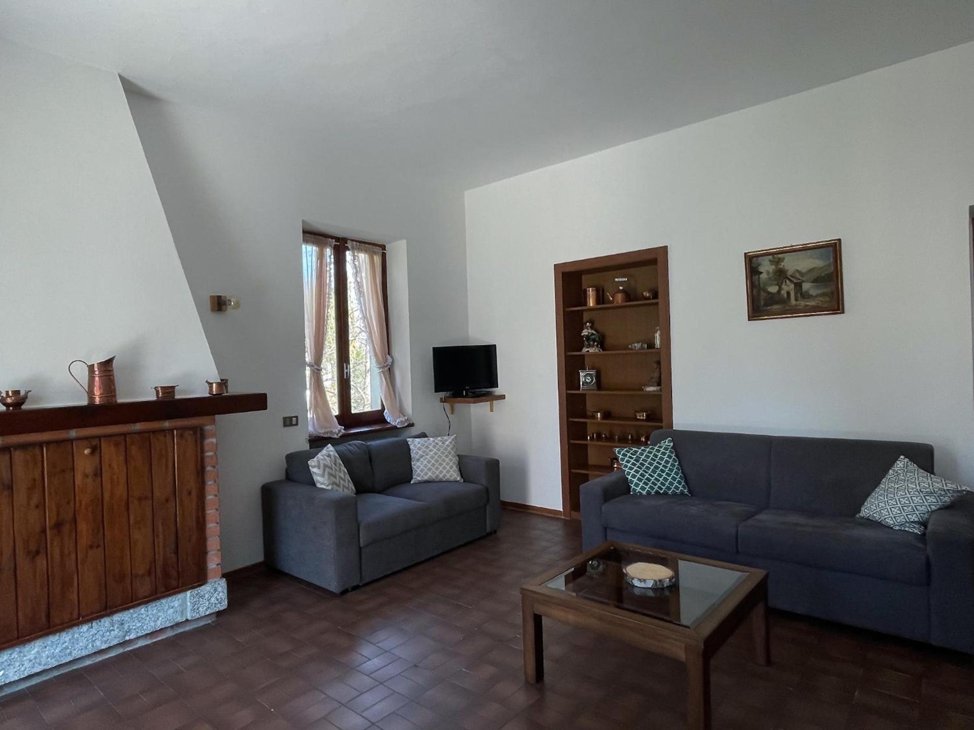 Appartamento Tivano, balcone con vista lago