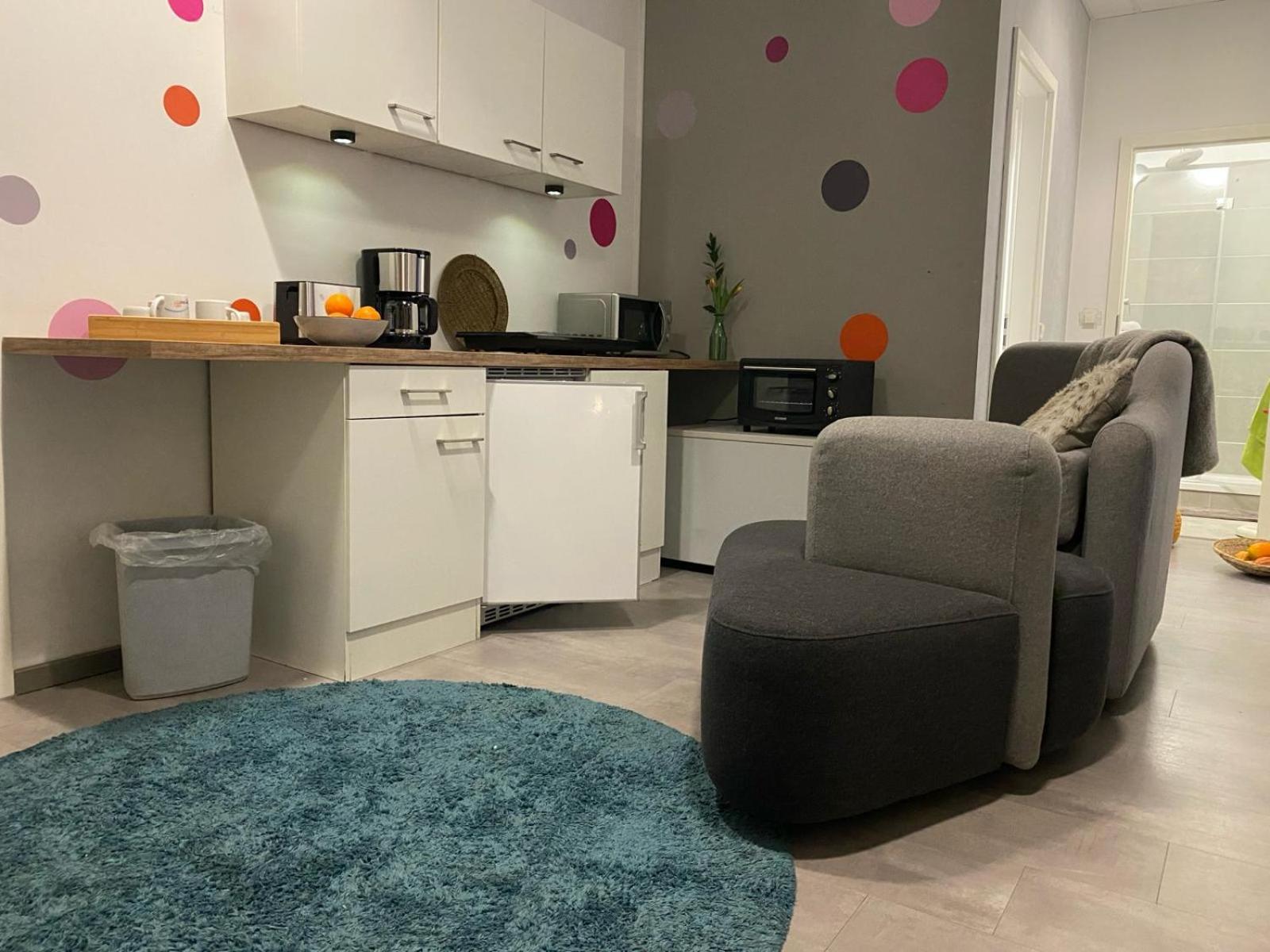 Studio 2 mit Gemeinschaftsräumen, Tiefgarage