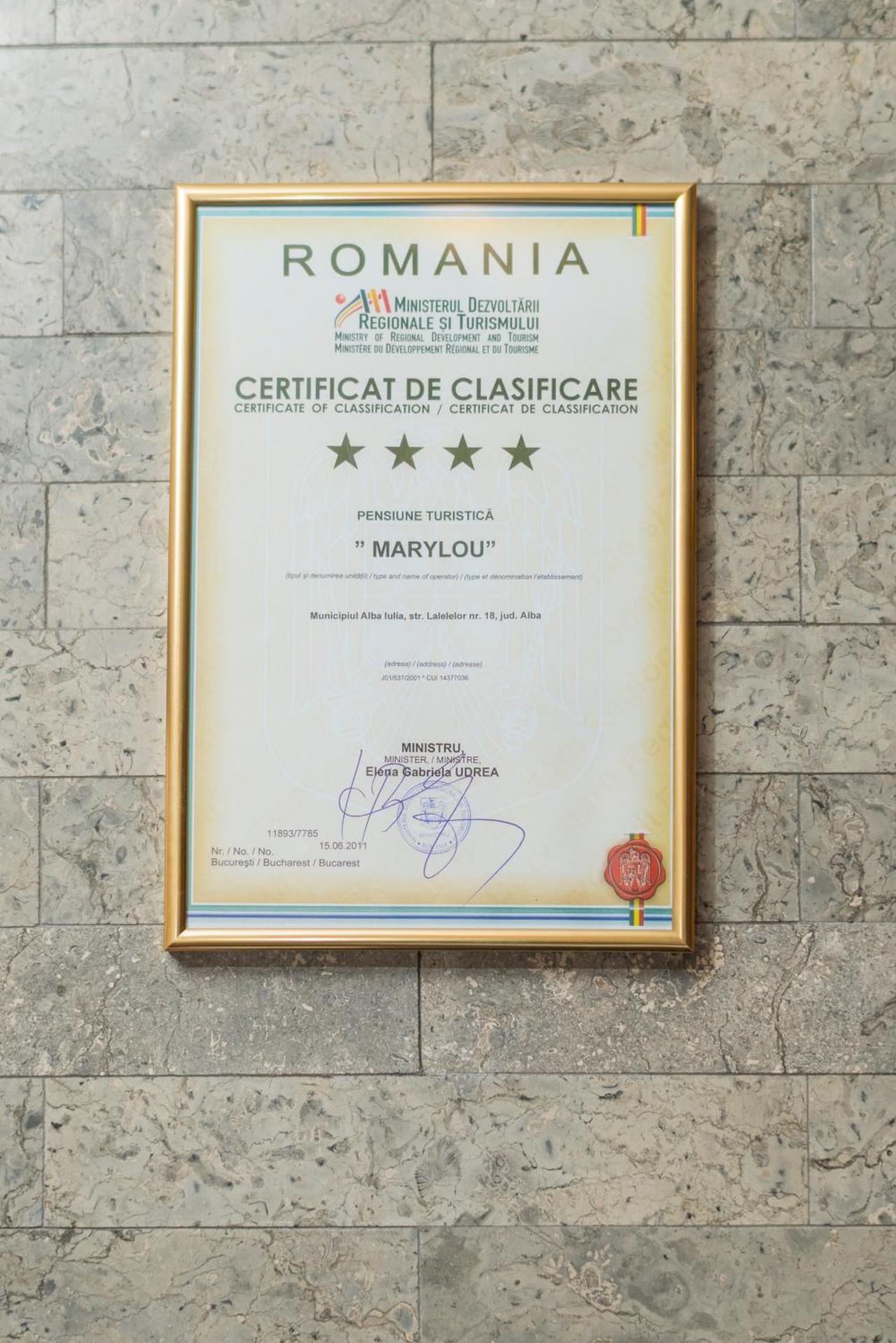 Certificate/Award