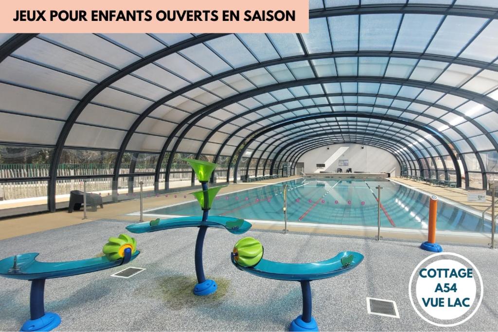 LE COTTAGE VUE LAC-2 vélos-Village Vacances Nature de 70ha! avec piscines et animations