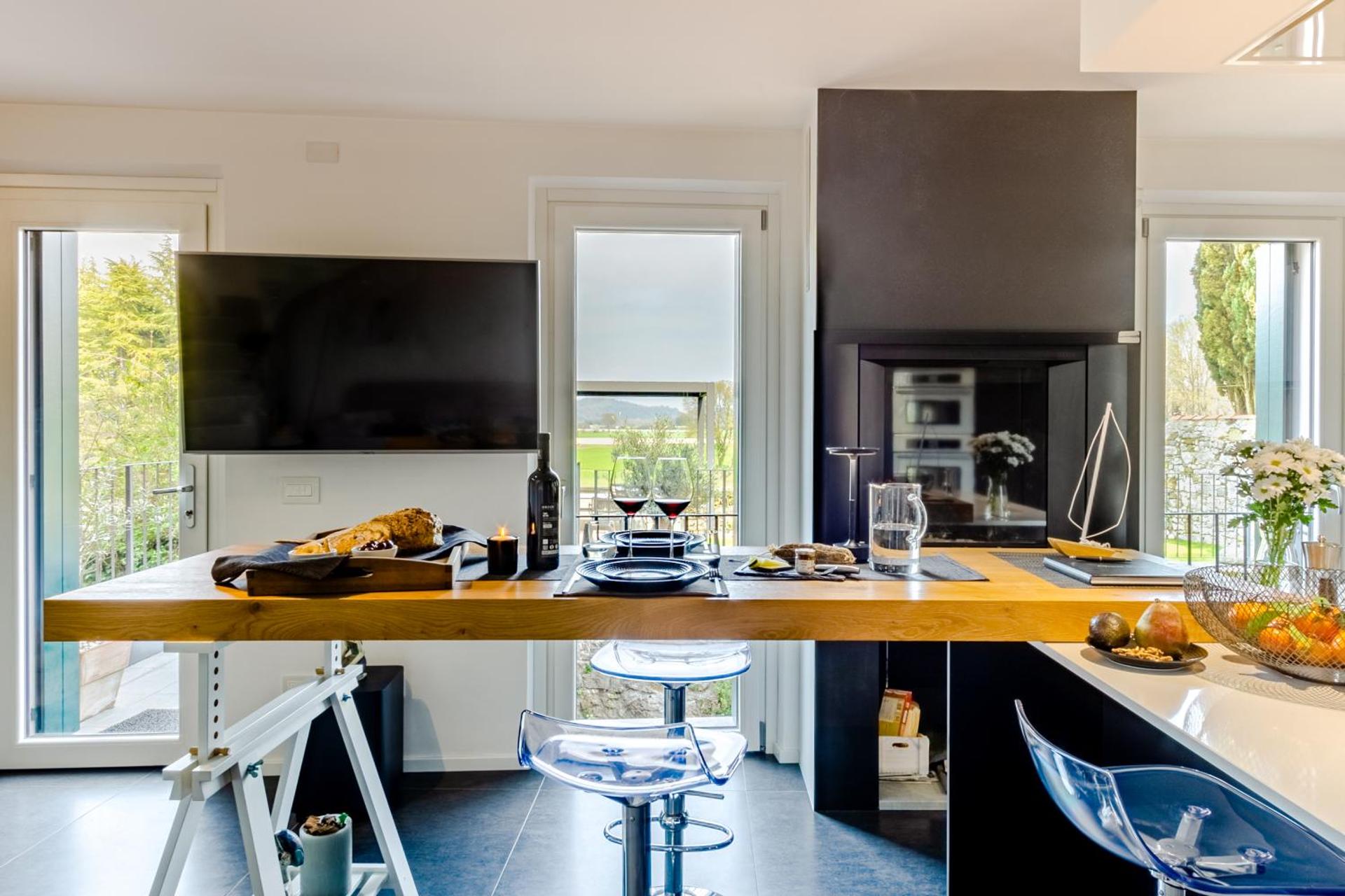 Incantevole vista dalle mura del castello.