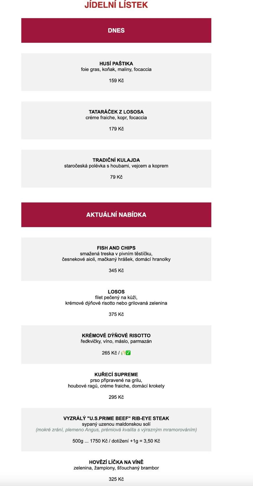 Restaurant/places to eat