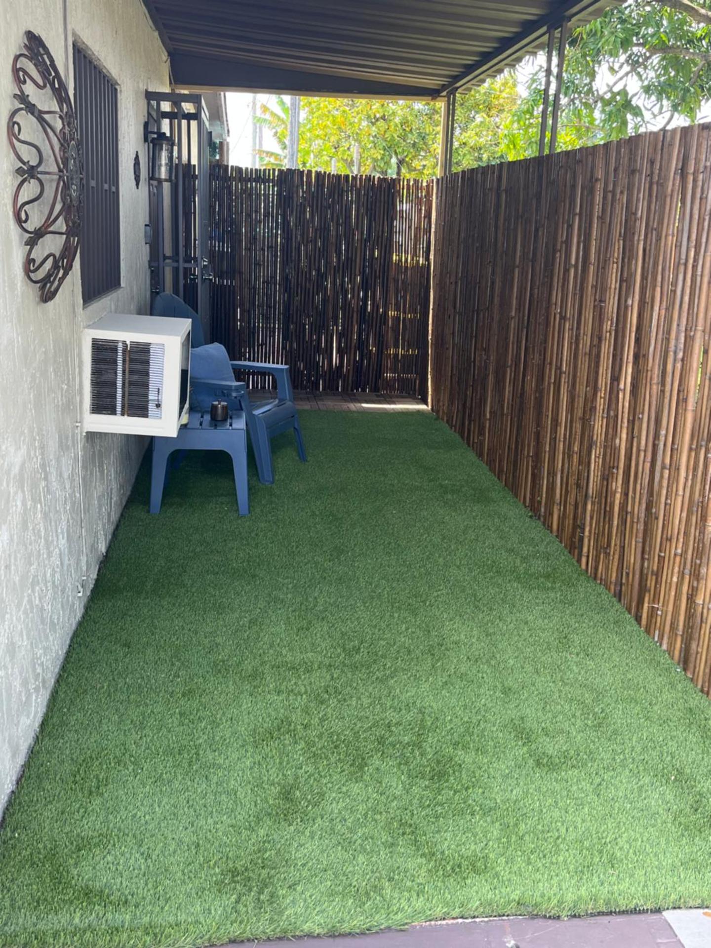 cozy studio apartment with private entrance and patio