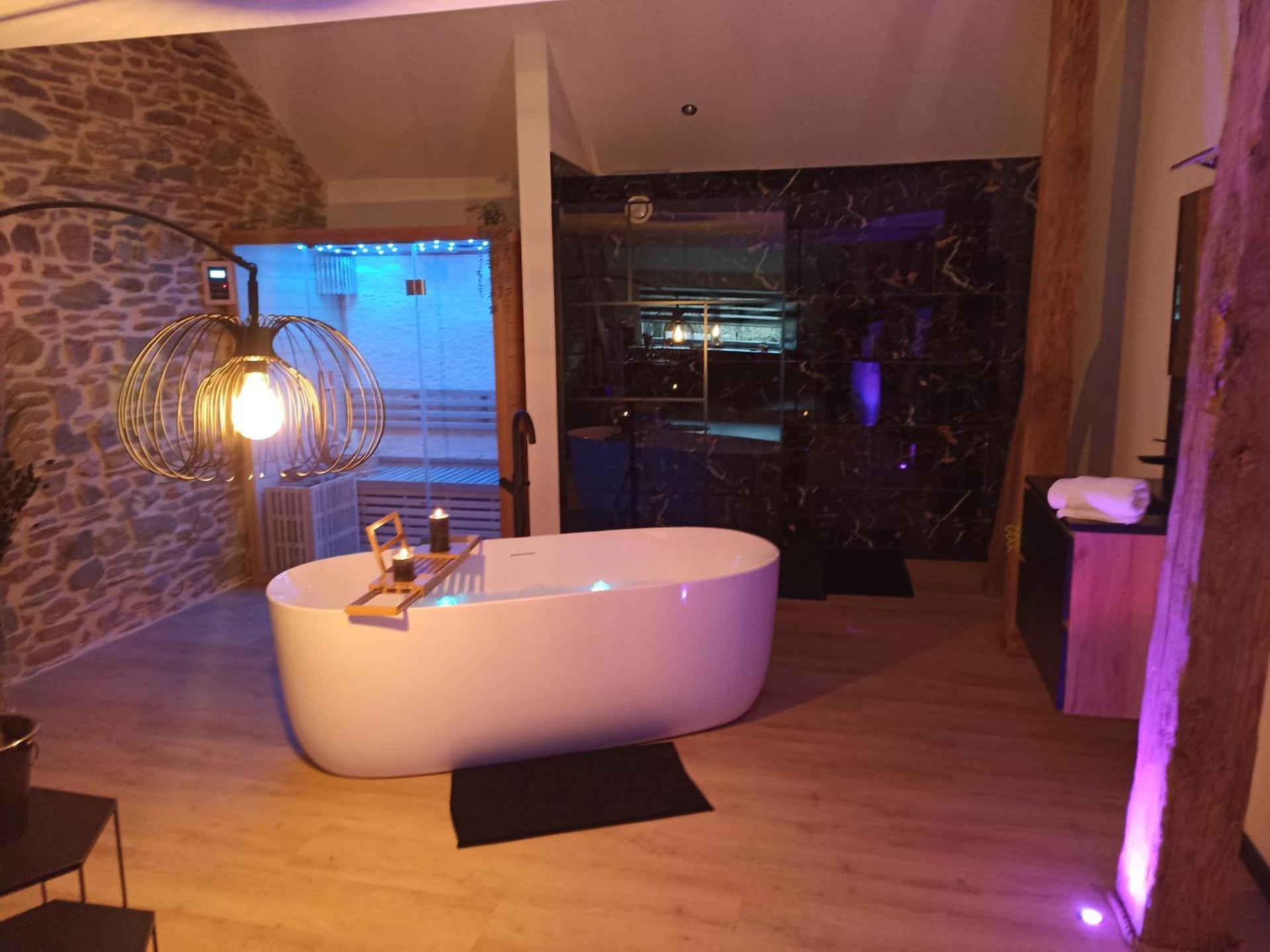 Loft noir (baignoire balnéo et sauna)