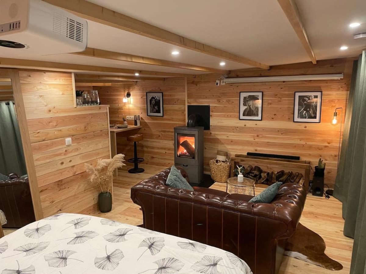 Cabane bien belge avec cinéma et jacuzzi