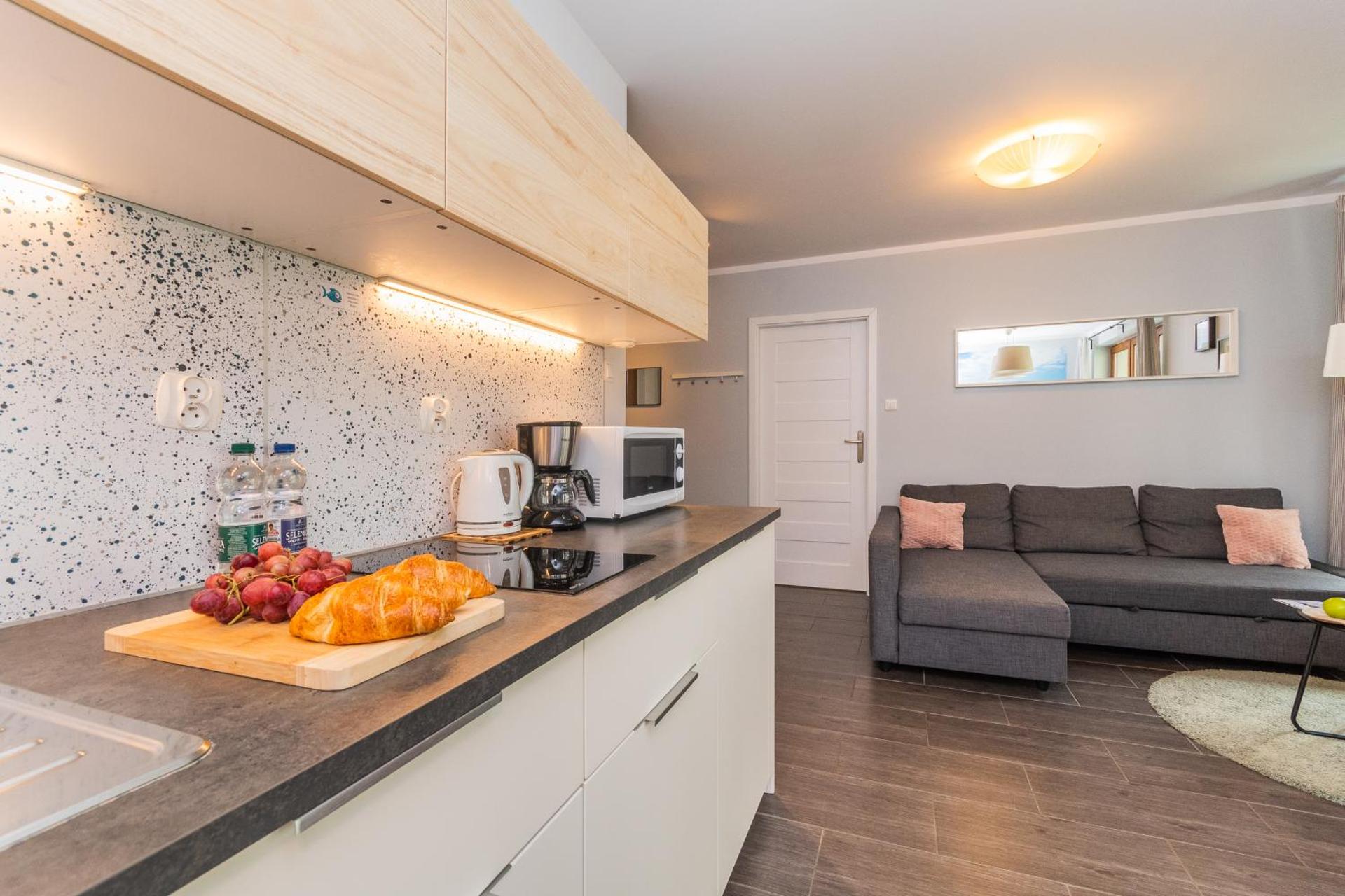 APARTAMENTY MIERZEJA - BALTIC PARK STEGNA, 33m2-57m2, 500 m od plaży, Bezpłatny Meleks