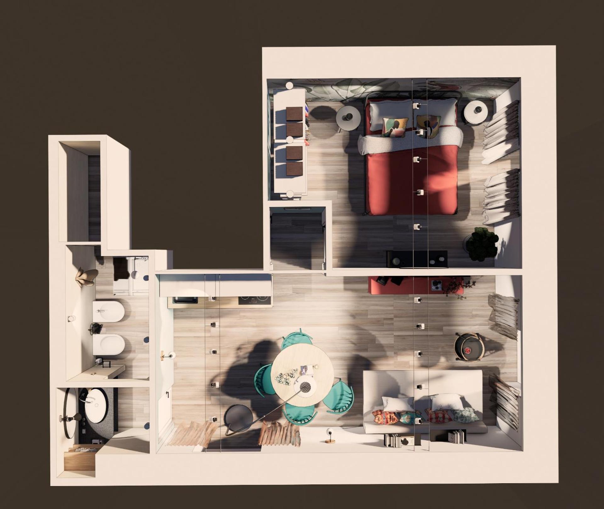 Kitchen or kitchenette