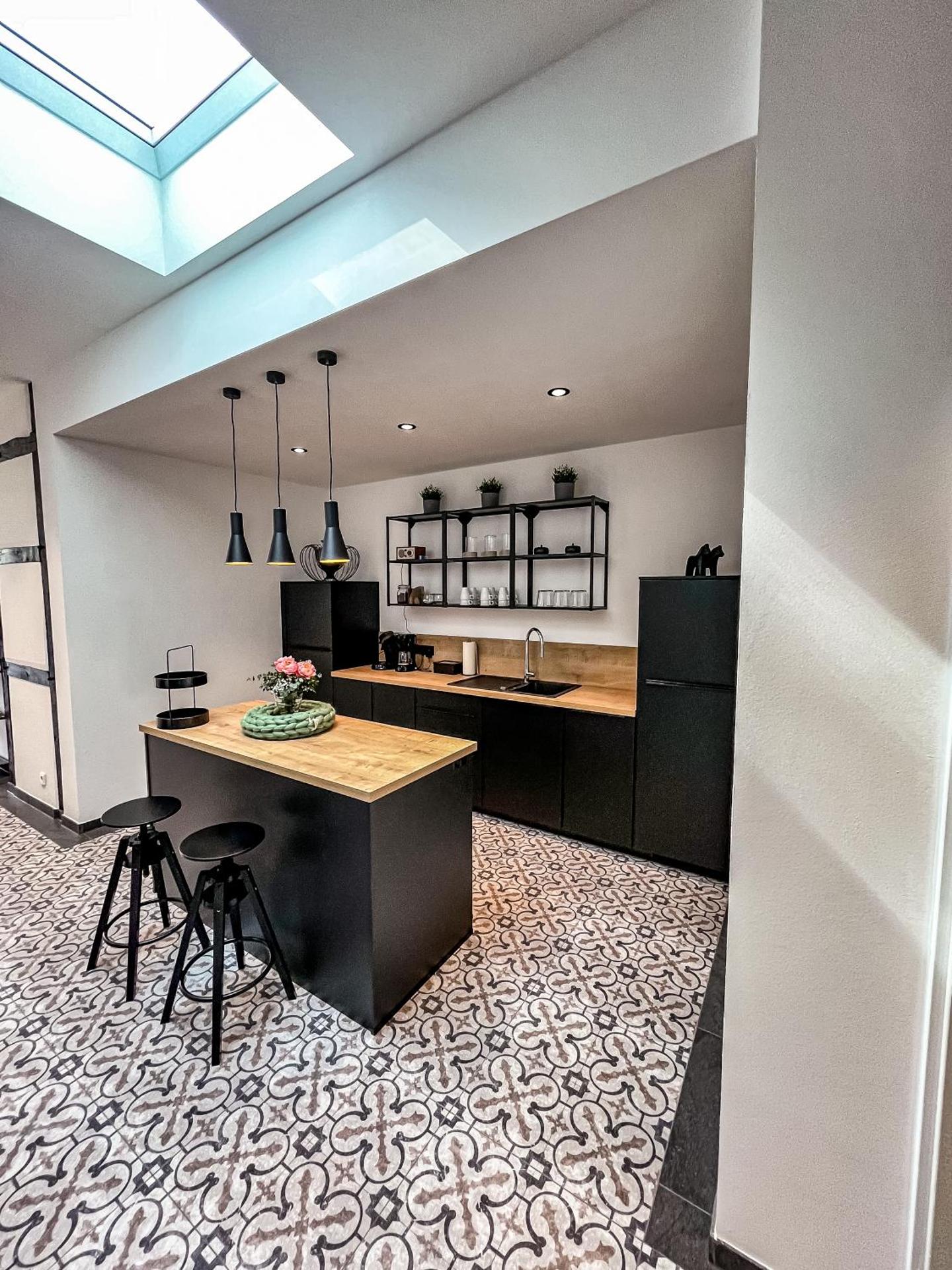 Glashaus mit 3 Gästezimmer