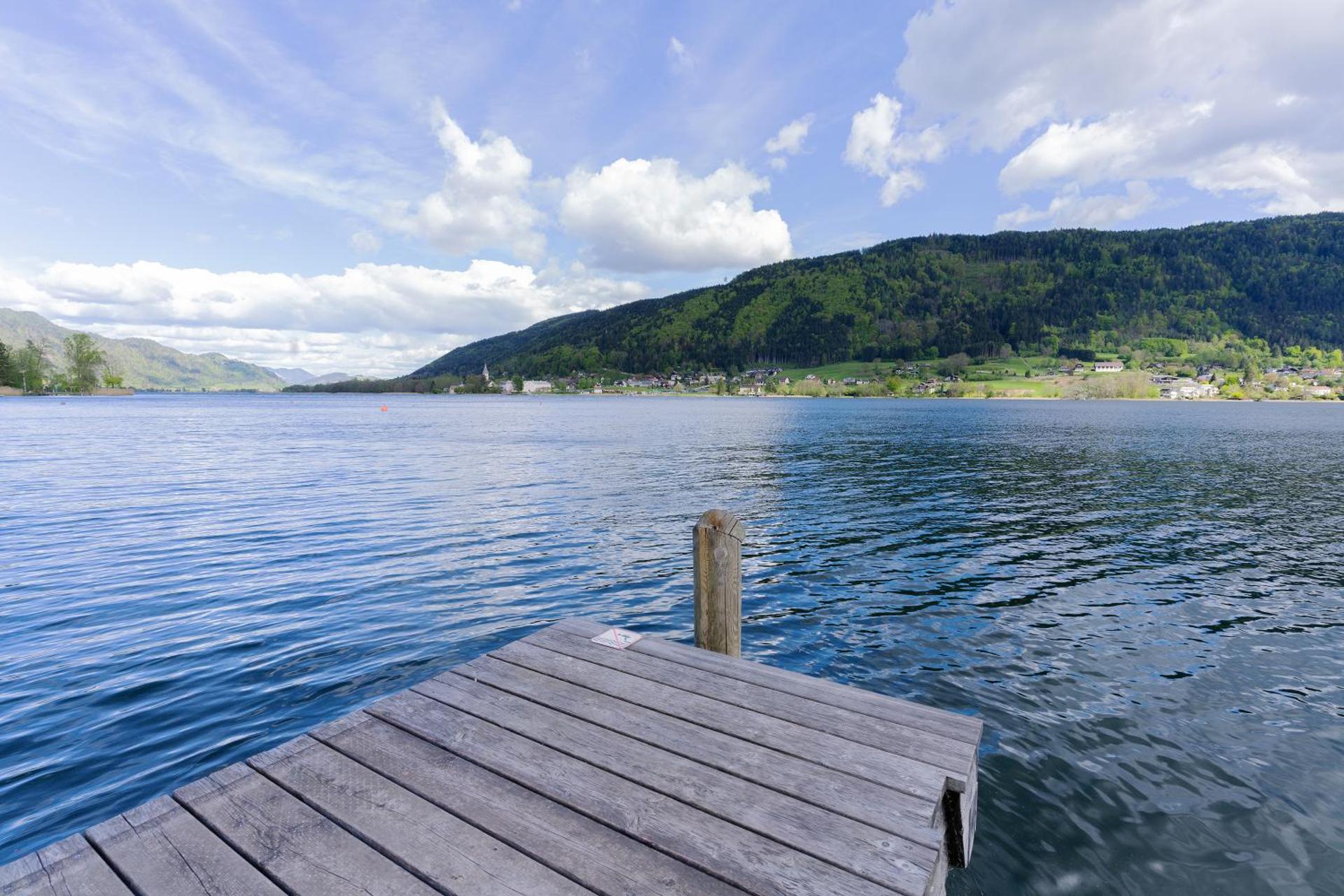 CT-GOLD Penthouse Bodensdorf Amatera privater Seezugang Hallenbad, Skiarena Gerlitzen