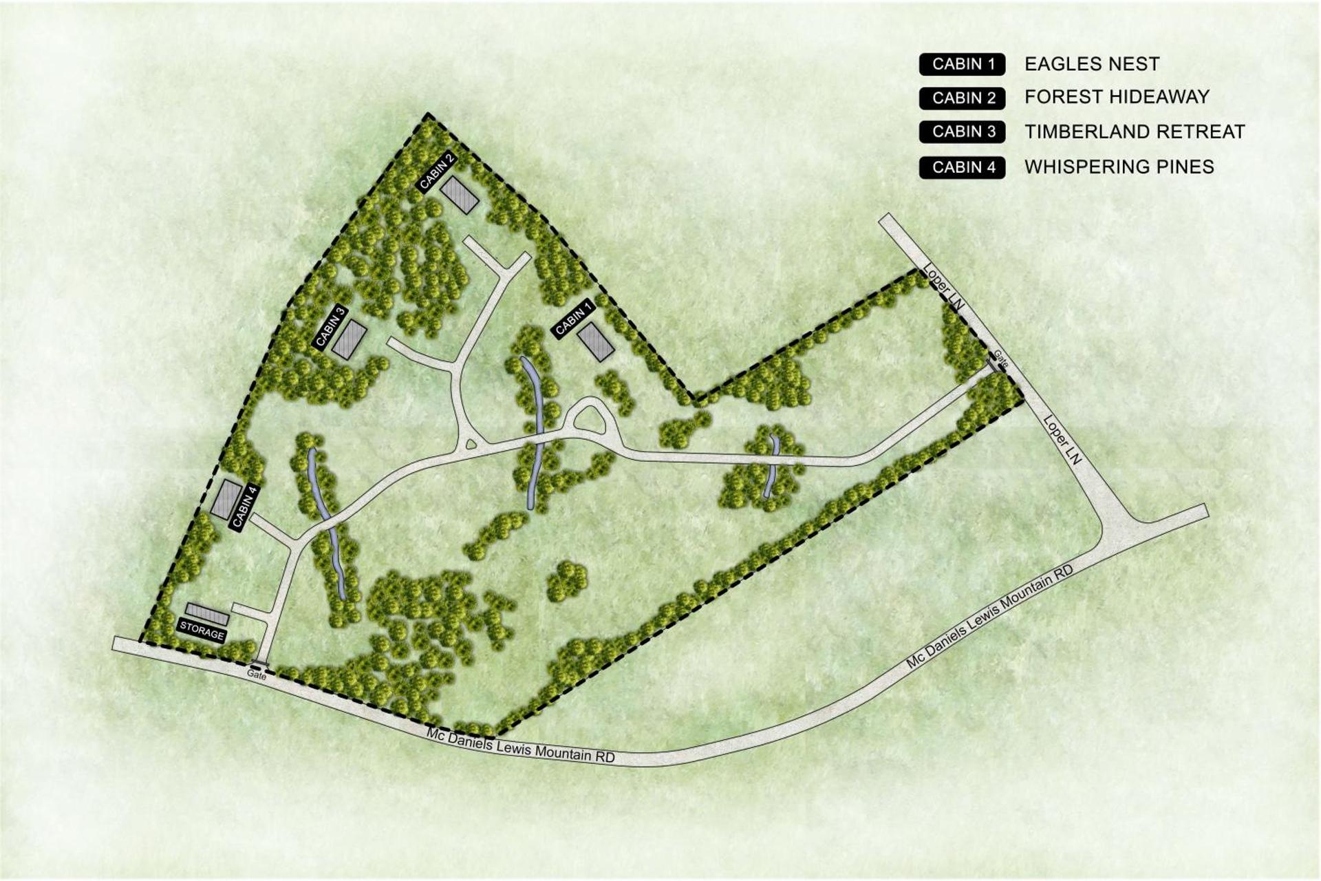 Glamping cabin with private deck and hot tub!