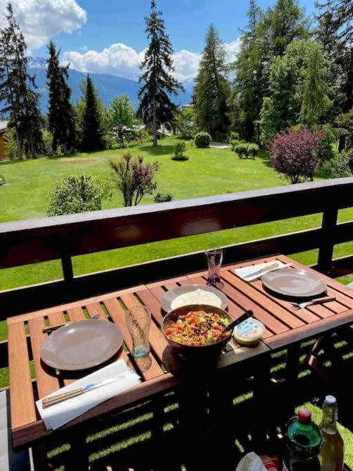 Studio cosy au calme avec terrasse vue sur Alpes