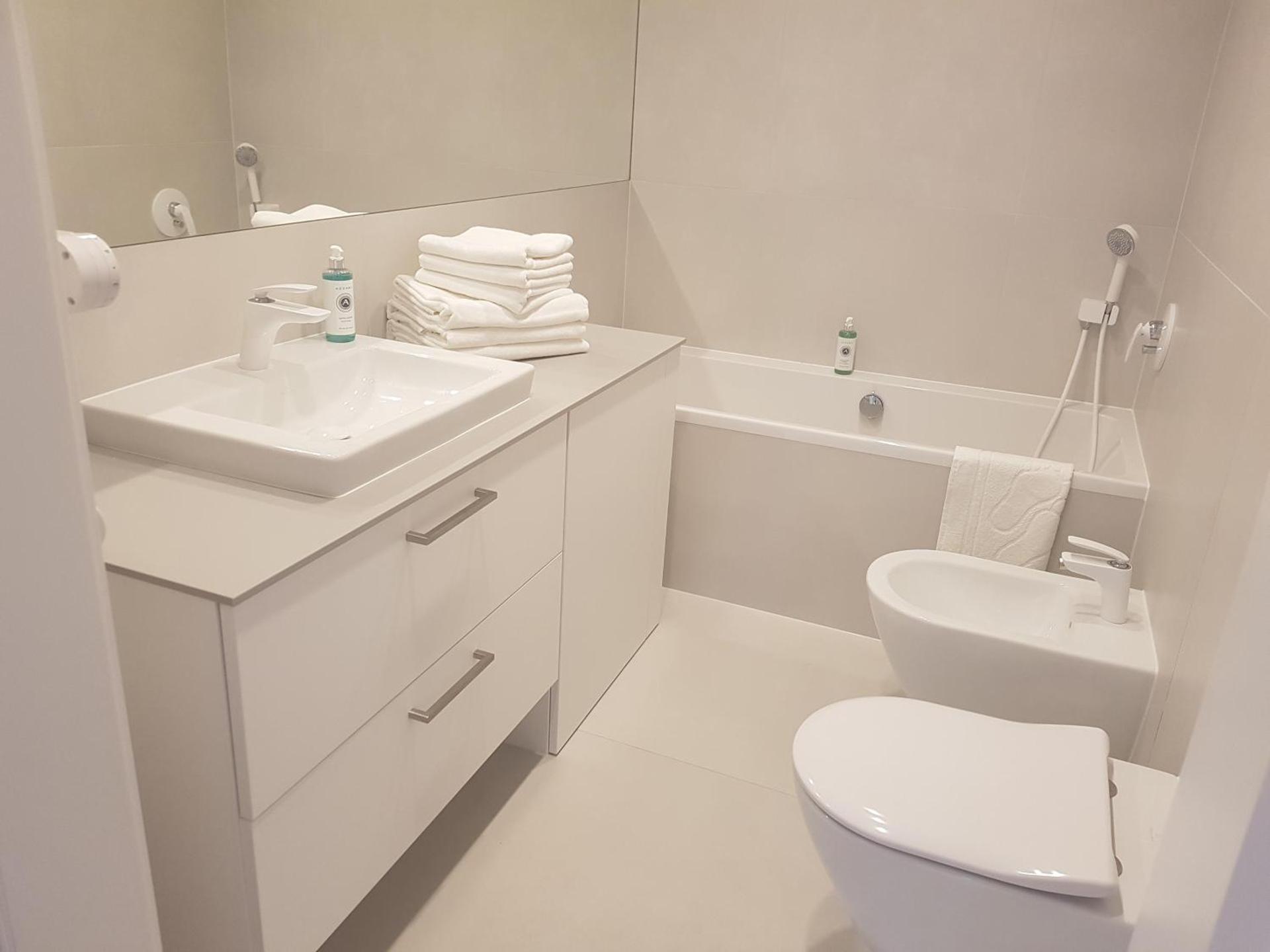 Two-Bedroom Apartment with Sea View from Terrace