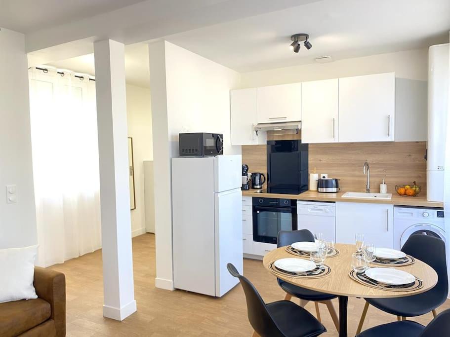 Le Métropolitain-proche centre-clim-tout équipé-linges fournis