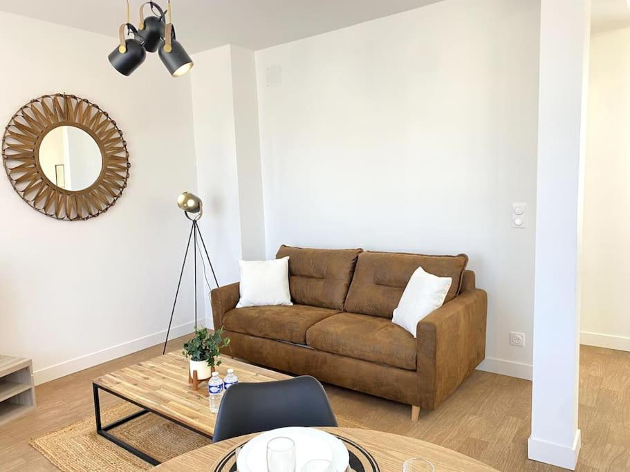 Le Métropolitain-proche centre-clim-tout équipé-linges fournis