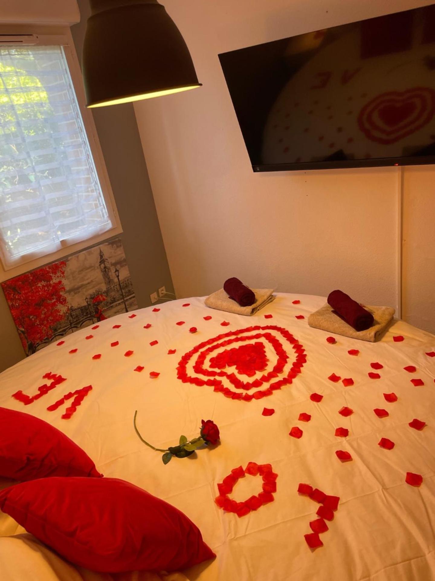 Joli T2, jacuzzi, lit rond, jardin, parking privé, métro