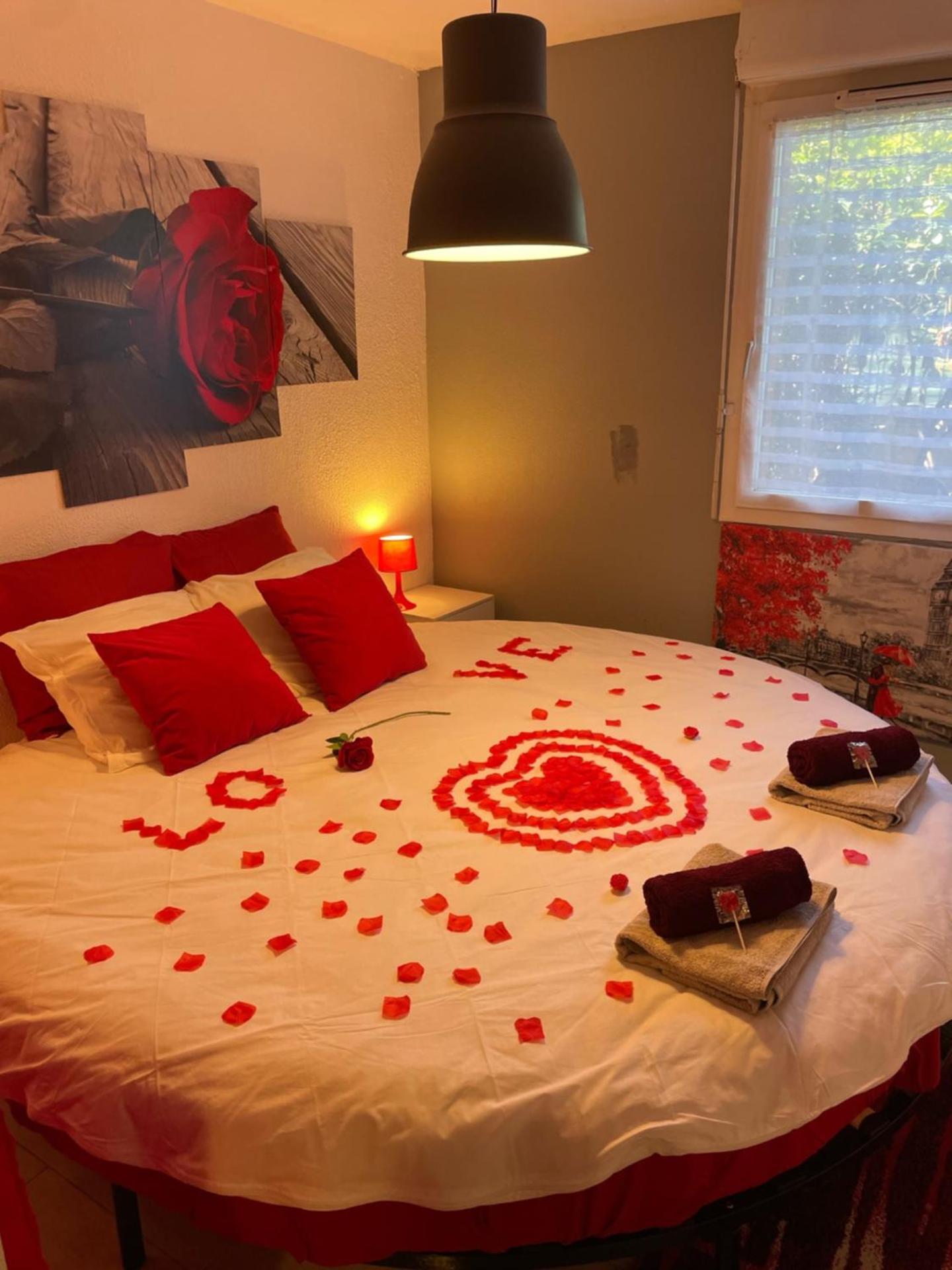 Joli T2, jacuzzi, lit rond, jardin, parking privé, métro