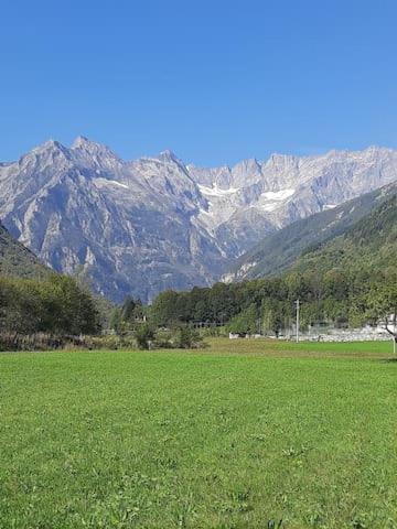 Tipica casa di montagna nelle Valli di Lanzo