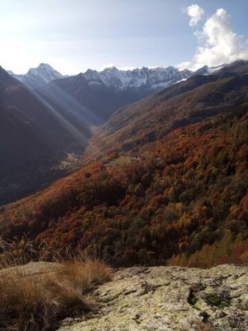Tipica casa di montagna nelle Valli di Lanzo