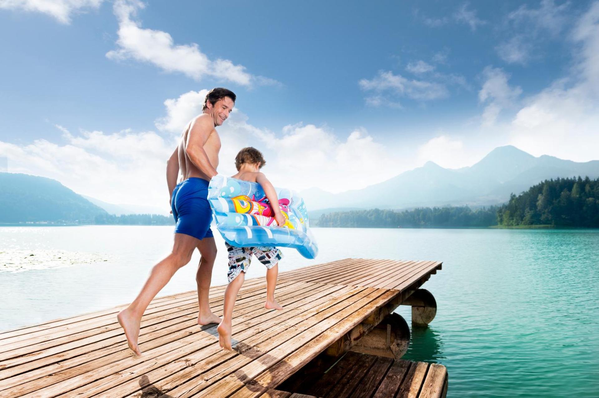 CT-GOLD Penthouse Bodensdorf Amatera privater Seezugang Hallenbad, Skiarena Gerlitzen