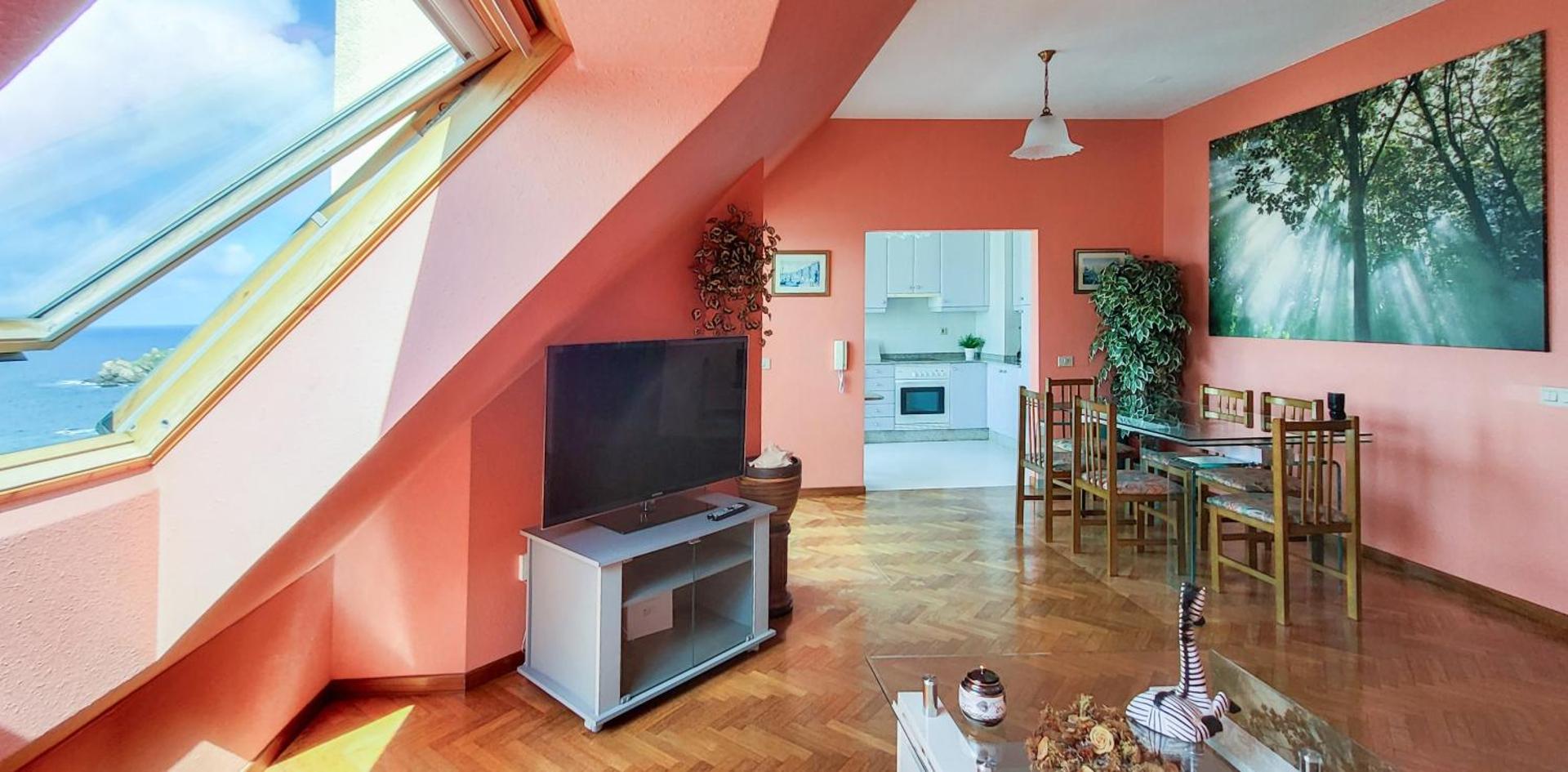 AG Piso Dúplex A Terraciña de Malpica 1ª línea mar