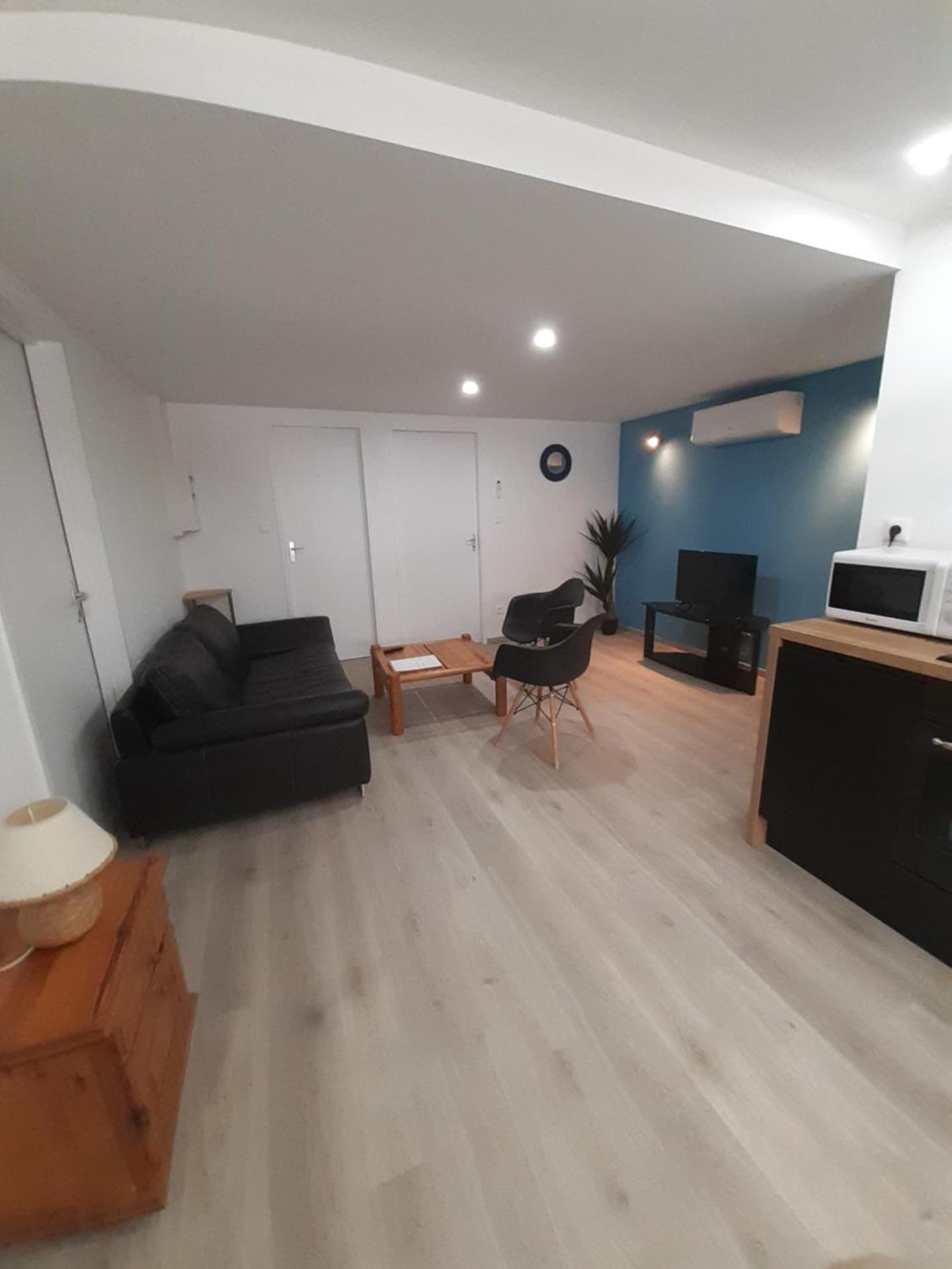 Appartement 50m2 rez de chaussée en plein centre ville garage gratuit