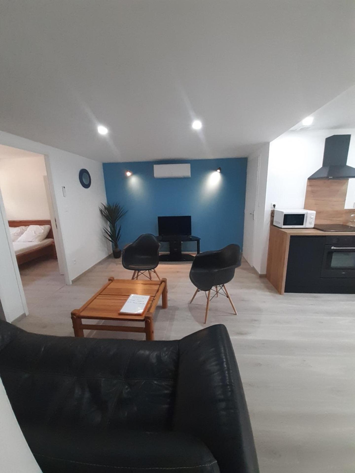 Appartement 50m2 rez de chaussée en plein centre ville garage gratuit