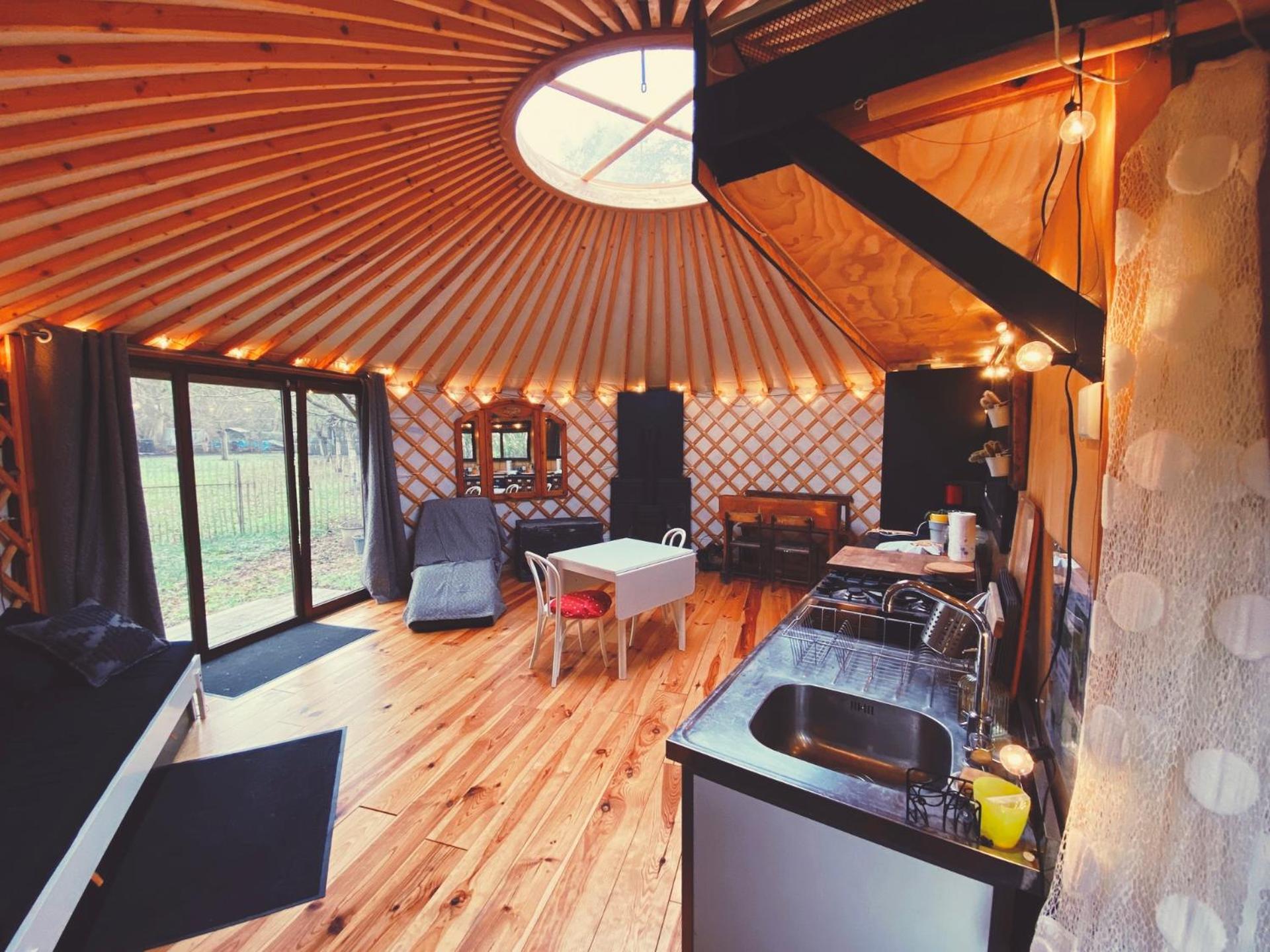 La yourte du verger d Hellebecq