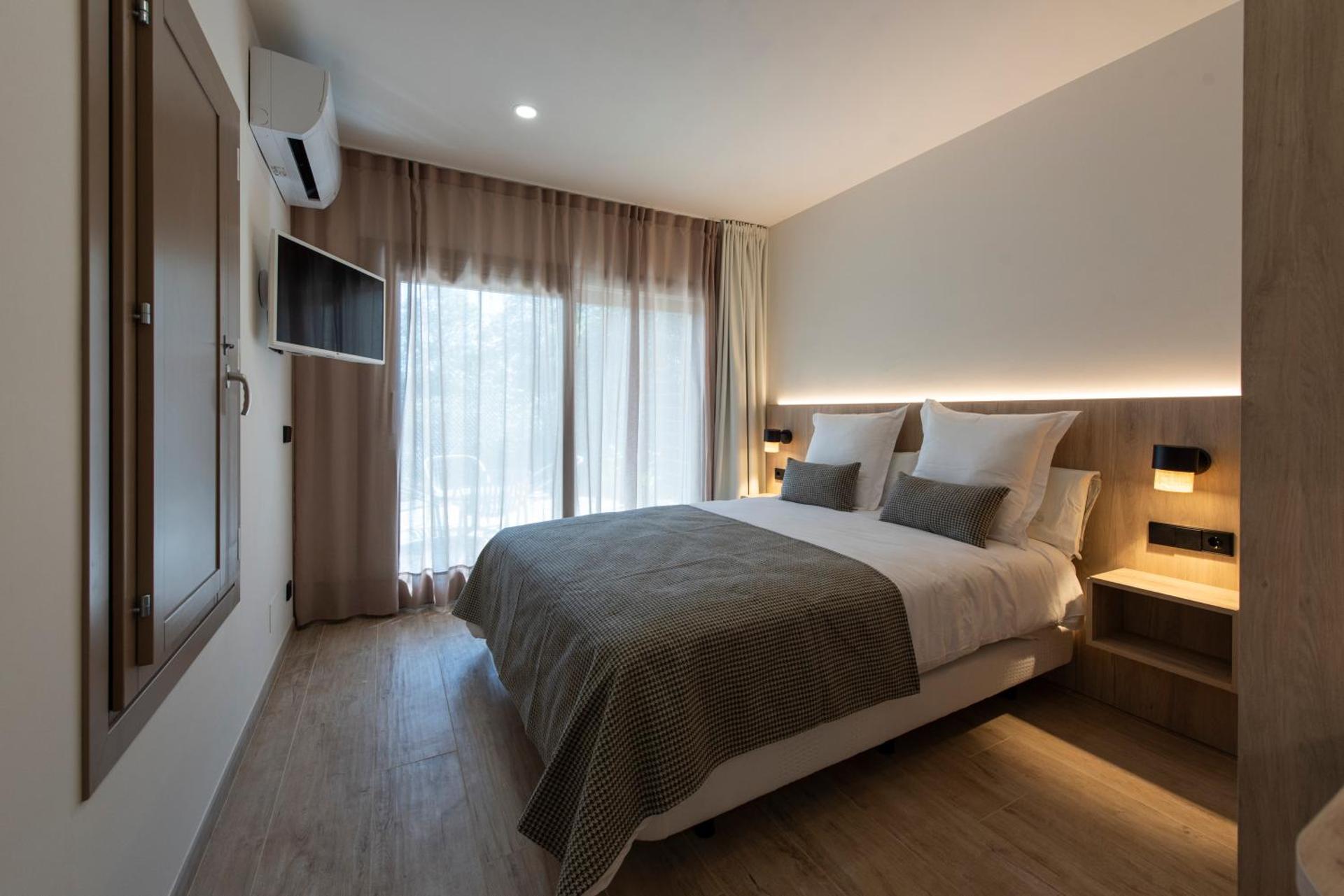 Double Room in the Corral.  With terrace, garden views.