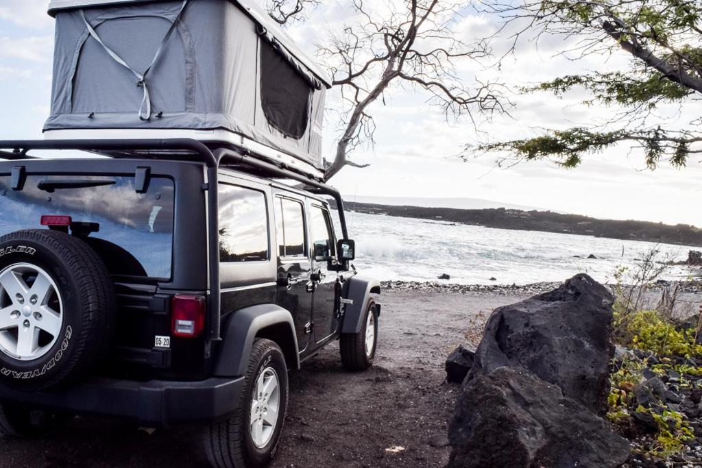 CampCar Maui Jeeps SUVs Hybrid Camper van Rentals with equipment and Travel Advice
