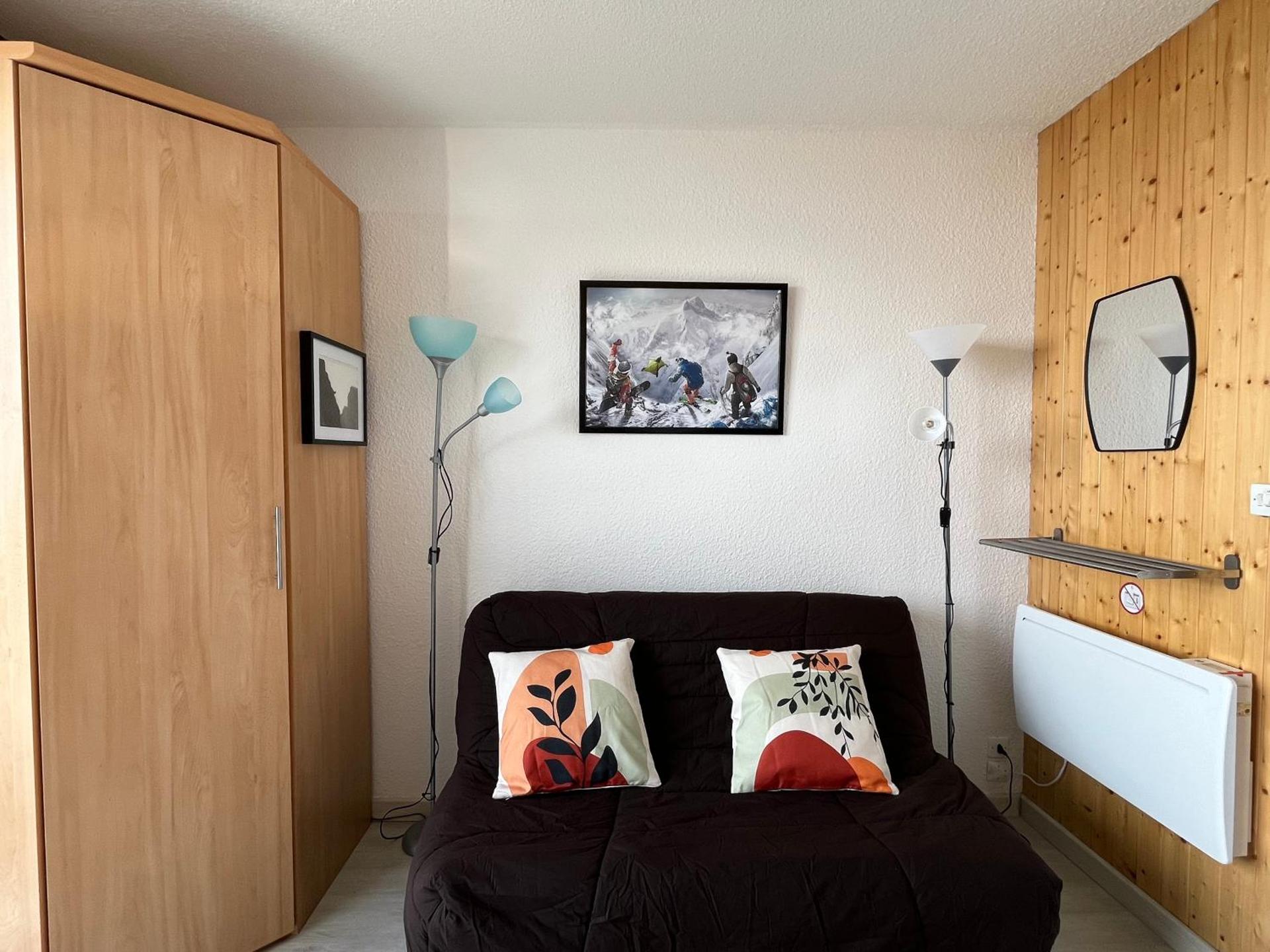 Ski Piau Engaly, plein sud avec vue sur les pistes à 50 m, cœur de station