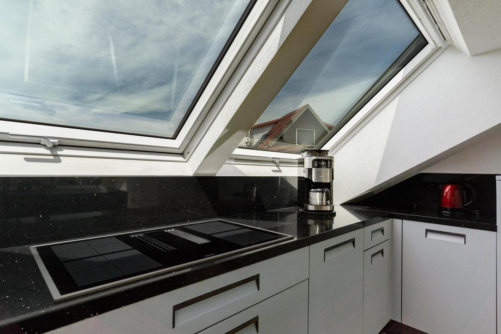 Moderne offene Dachgeschoßwohnung