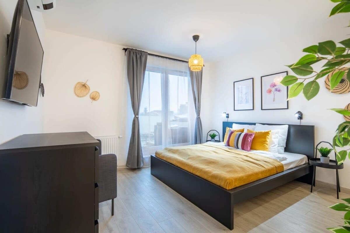 Modern bright central place with terrace