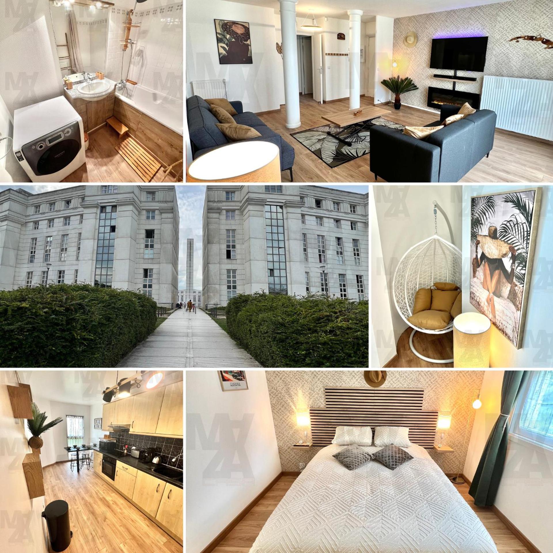 El Cubanito Athéna - Résidence de Standing - 2 Chambres - 4 Couchages - 8 Personnes Max - Parking Privé - Gare à 8 min