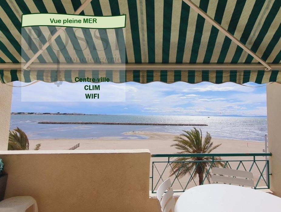 Duplex Les Palmiers sur la Plage CLIM WIFI 1ère ligne 4 personnes - ROSSIconciergerie - Linge inclus