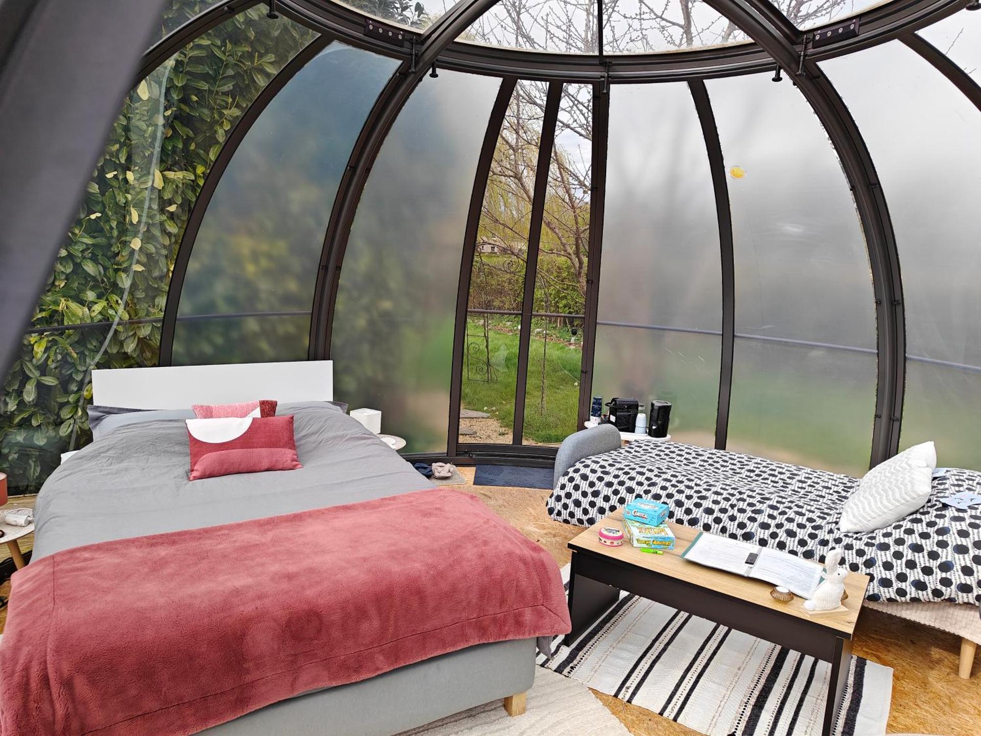 Sphair aux merveilles - Dôme romantique avec vue panoramique sur la nature