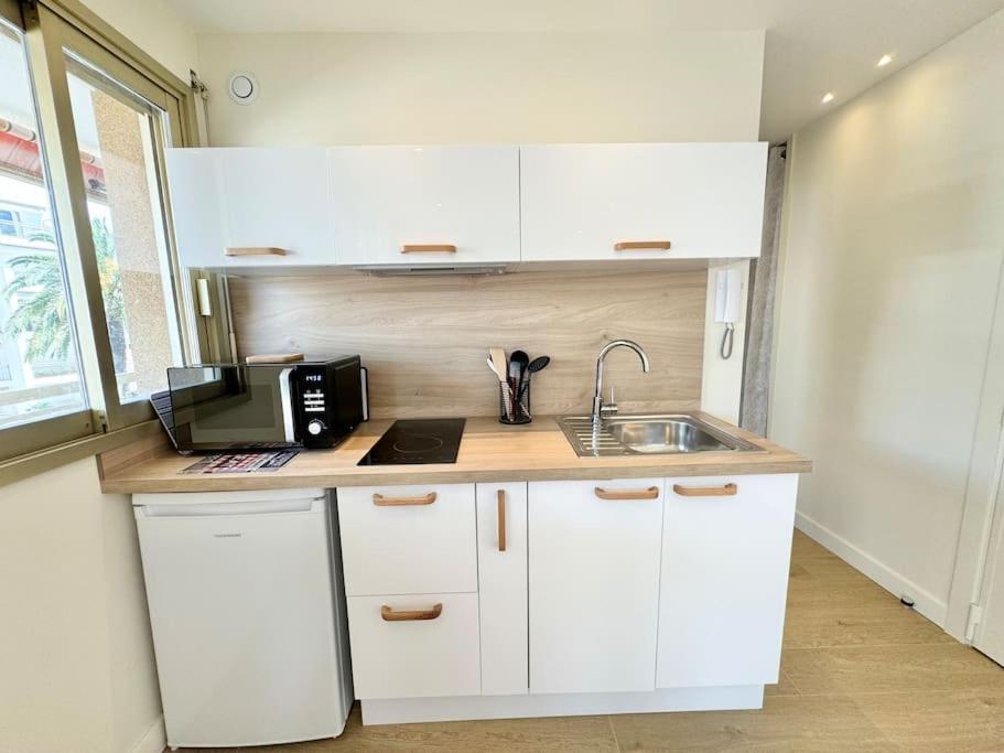 Le studio Palm Beach, Clim ,Parking, Neuf