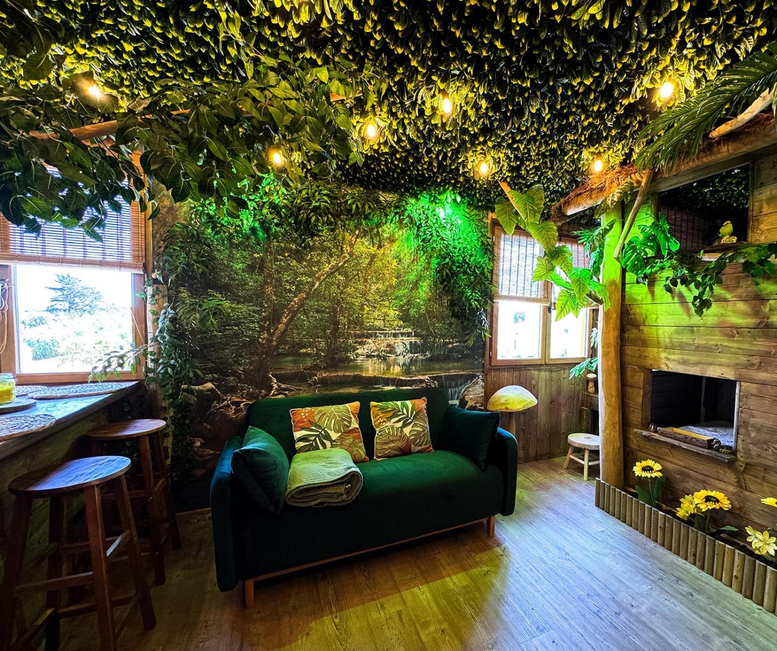 Les Chambres de Paulette à Theme LA JUNGLE ROOM