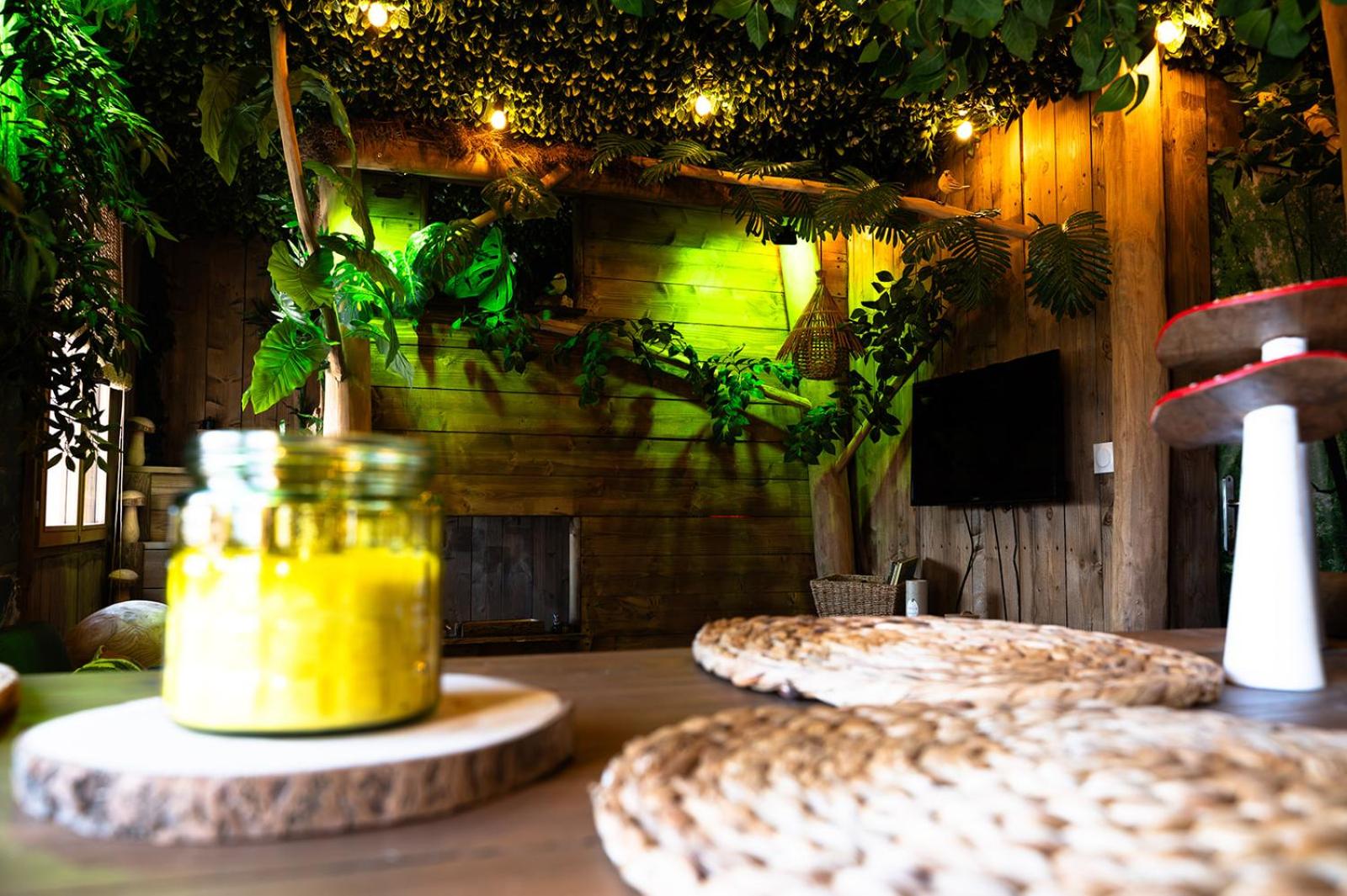 Les Chambres de Paulette à Theme LA JUNGLE ROOM