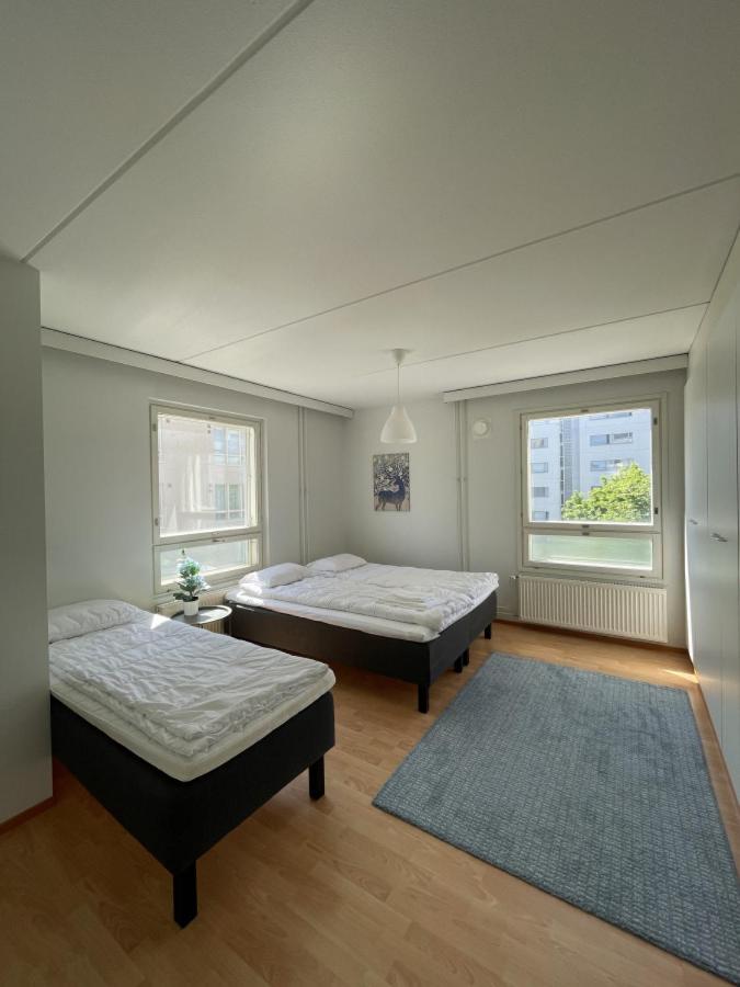 One-bedroom 66m2 apartment with sauna and parking