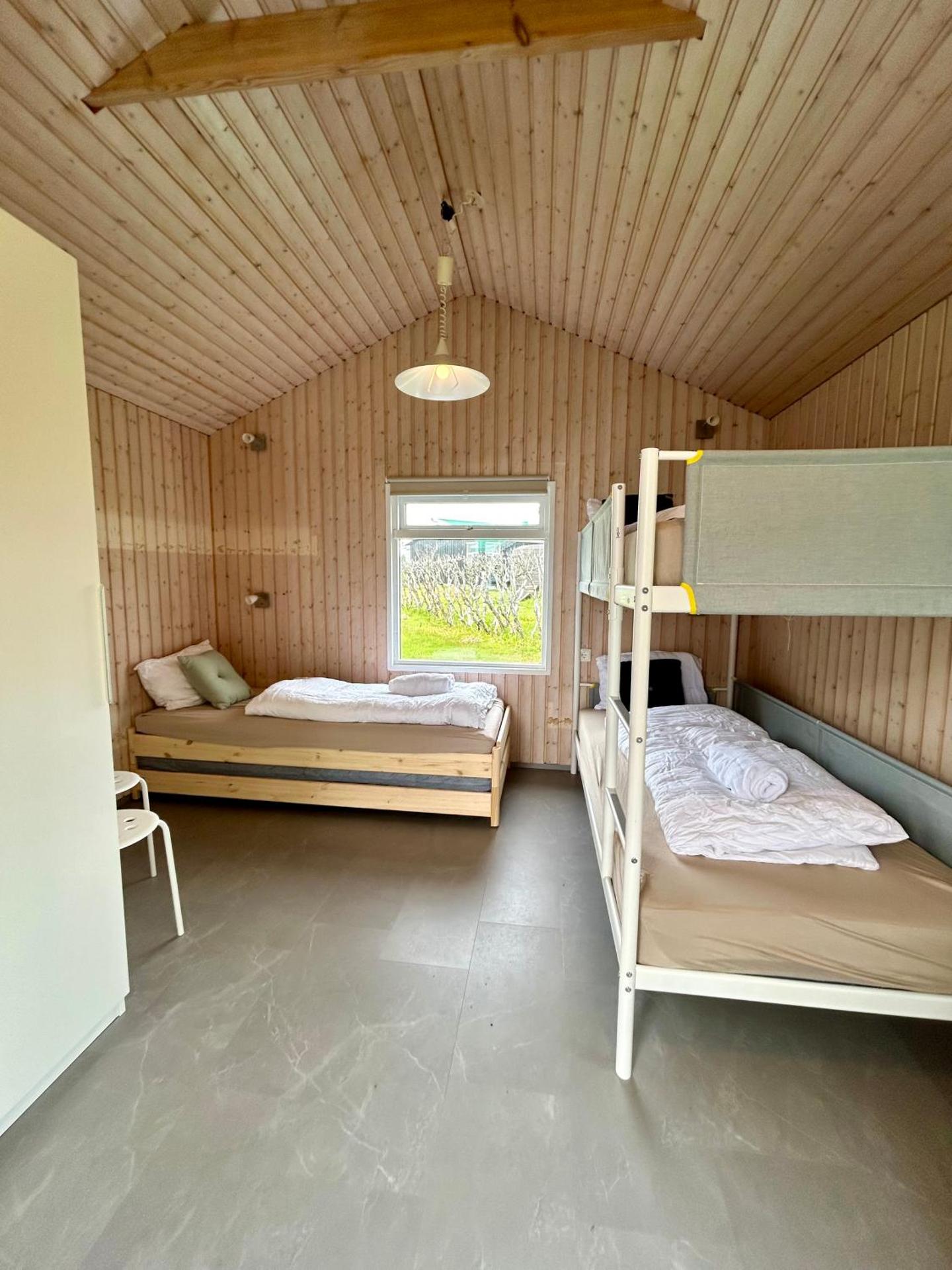 Cabaña con vistas al jardín