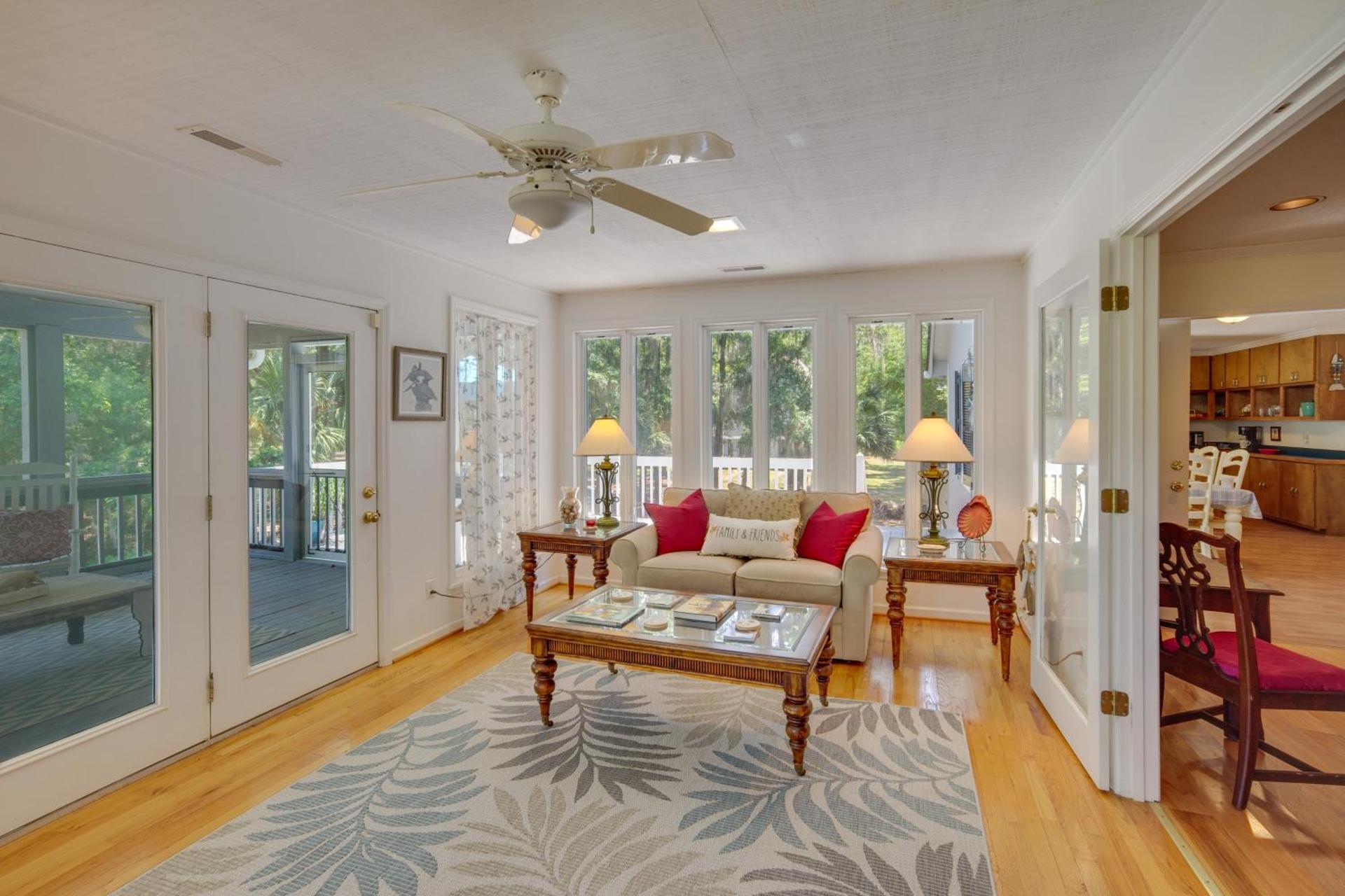 Near Edisto Beach State Park Home with Lanais!