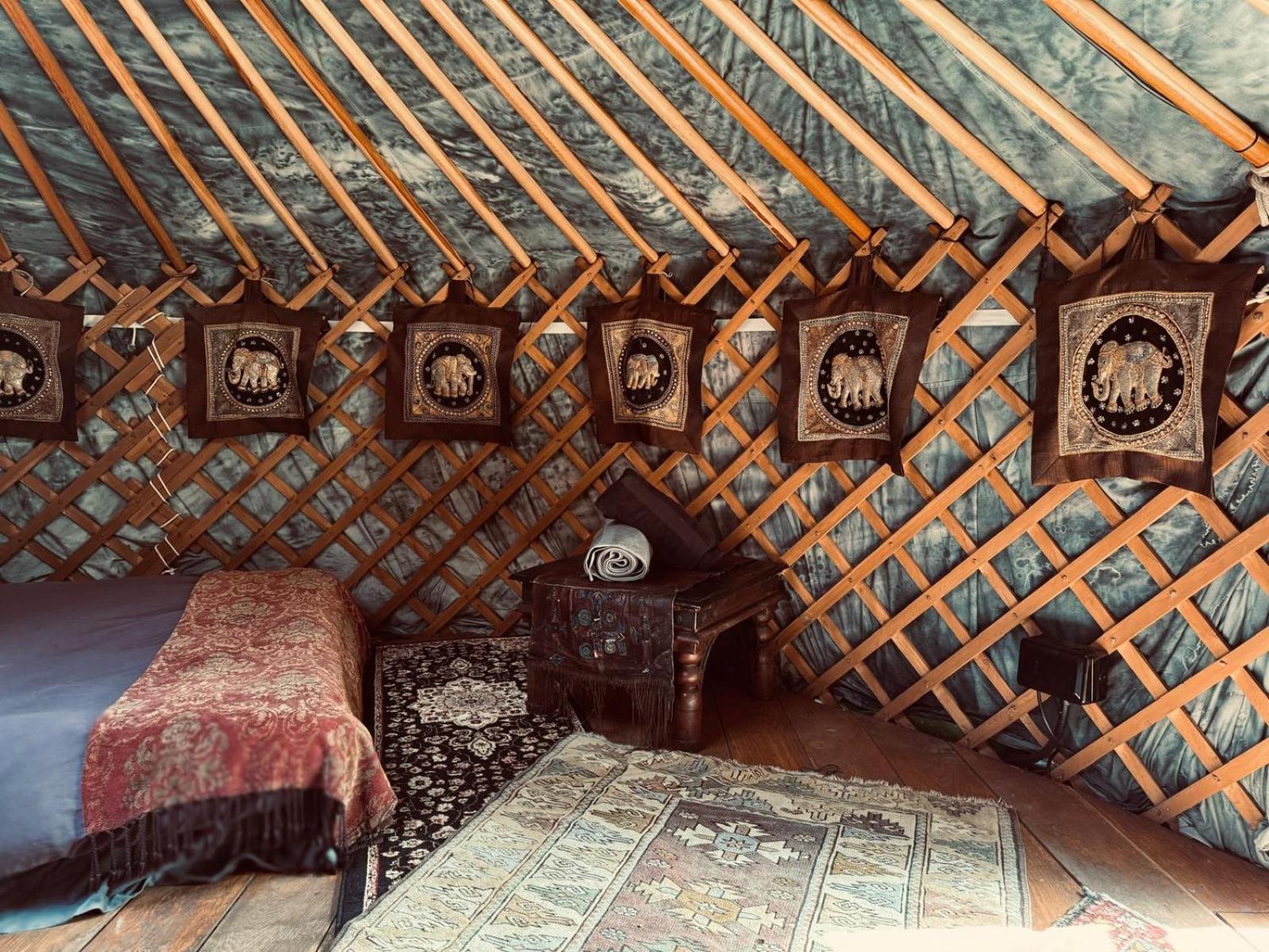Yurt Within Grounds of 17th Century Country Inn