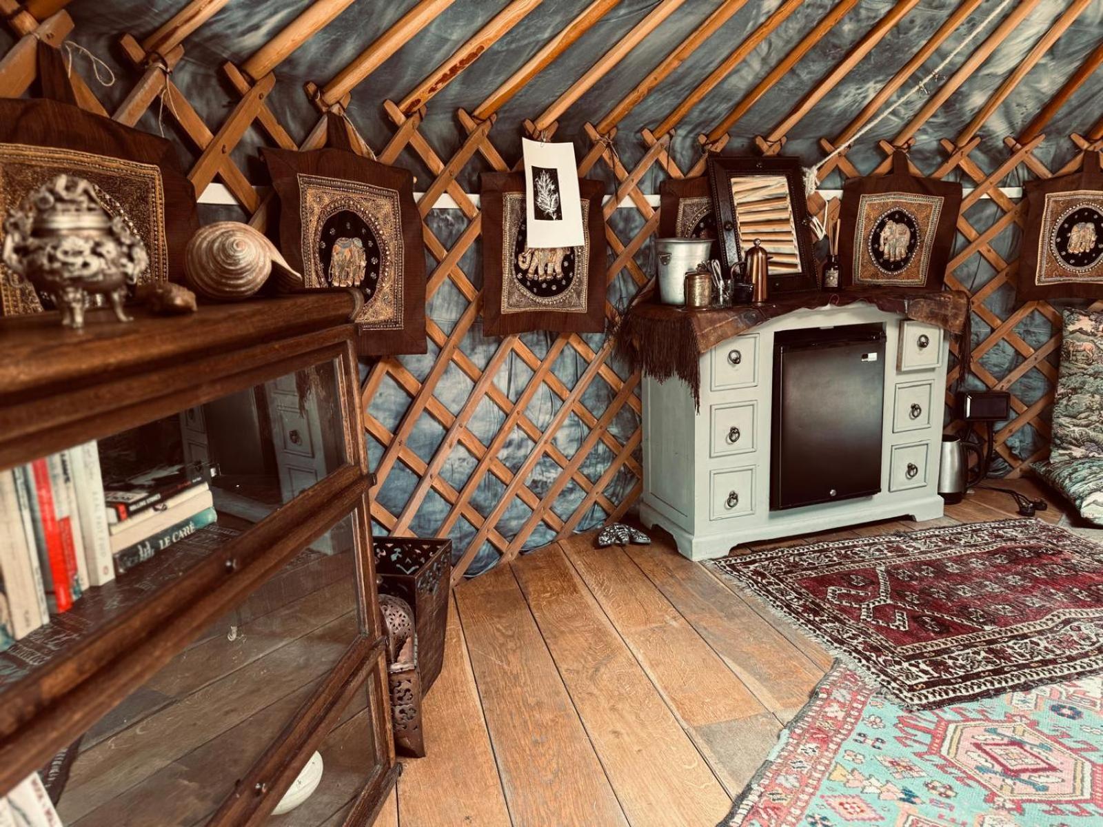 Yurt Within Grounds of 17th Century Country Inn