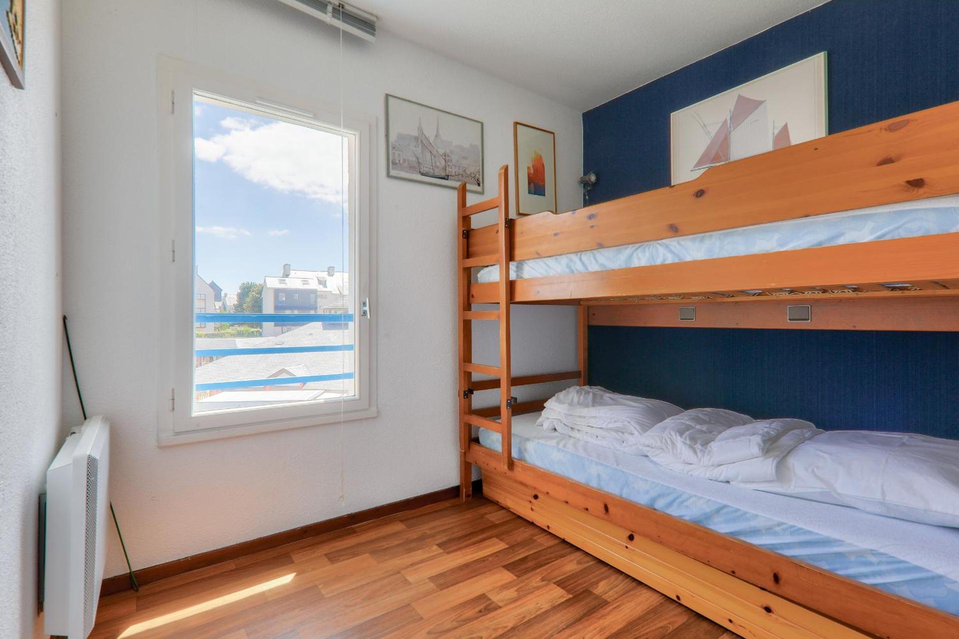 Vue sur le port du Crouesty, appartement pour 5