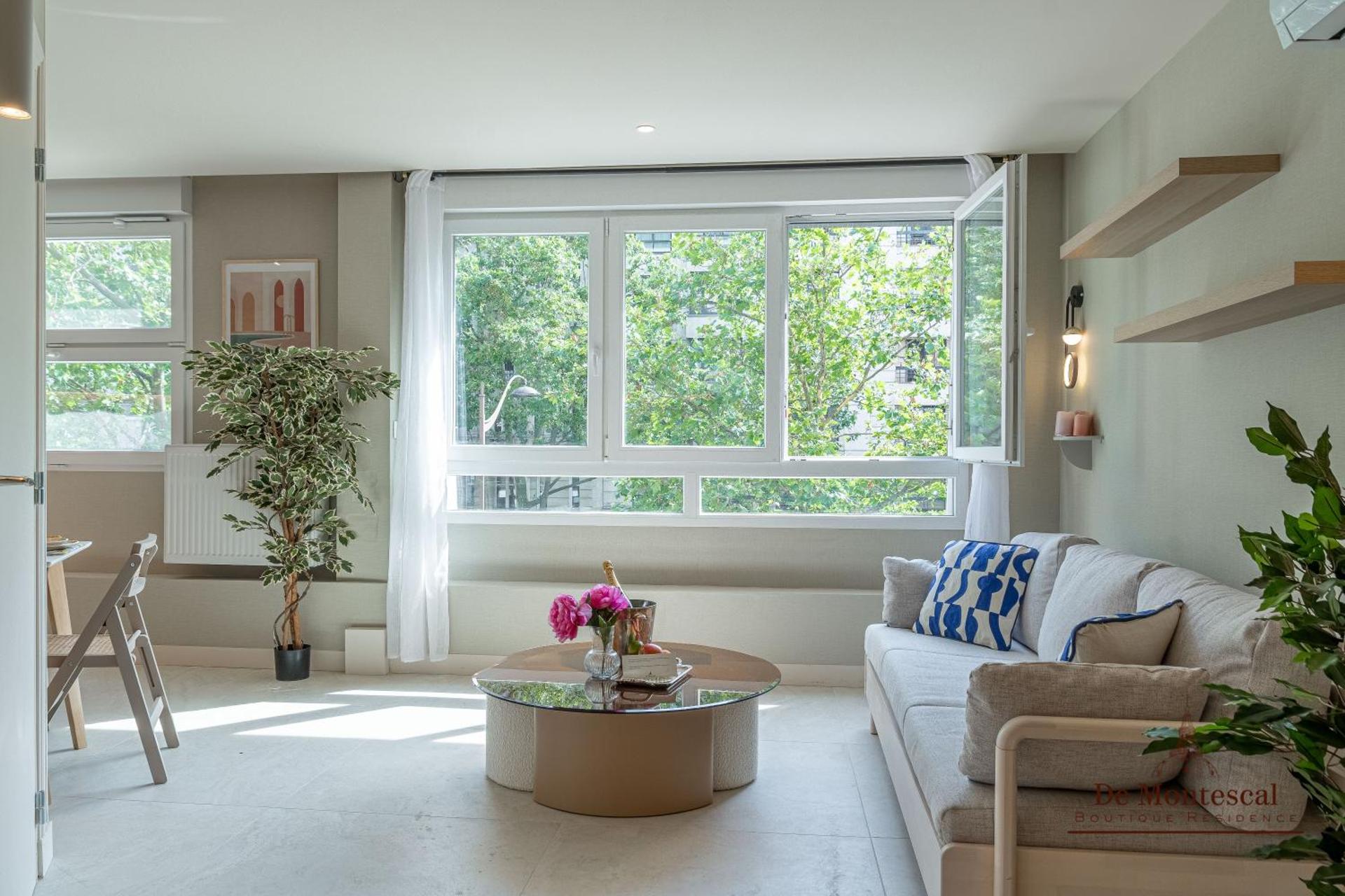 De Montescal - SPA Tub and AC Cosy apartment a prime location 40m2