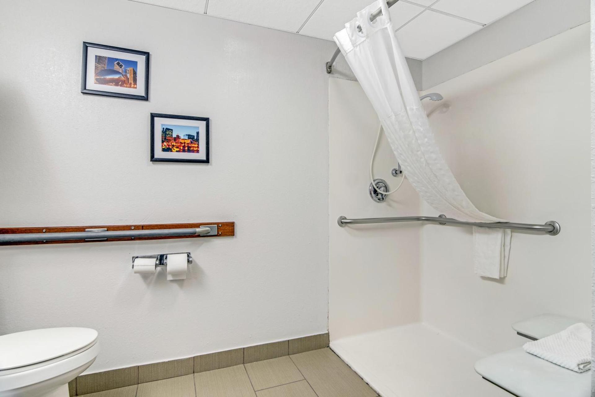 Queen Suite with Roll-In Shower - Accessible/Non-Smoking