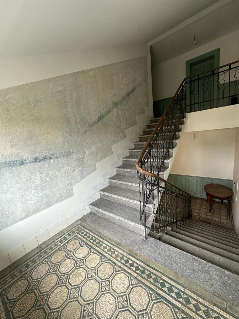 Art Nouveau apartment with garden in Pisek