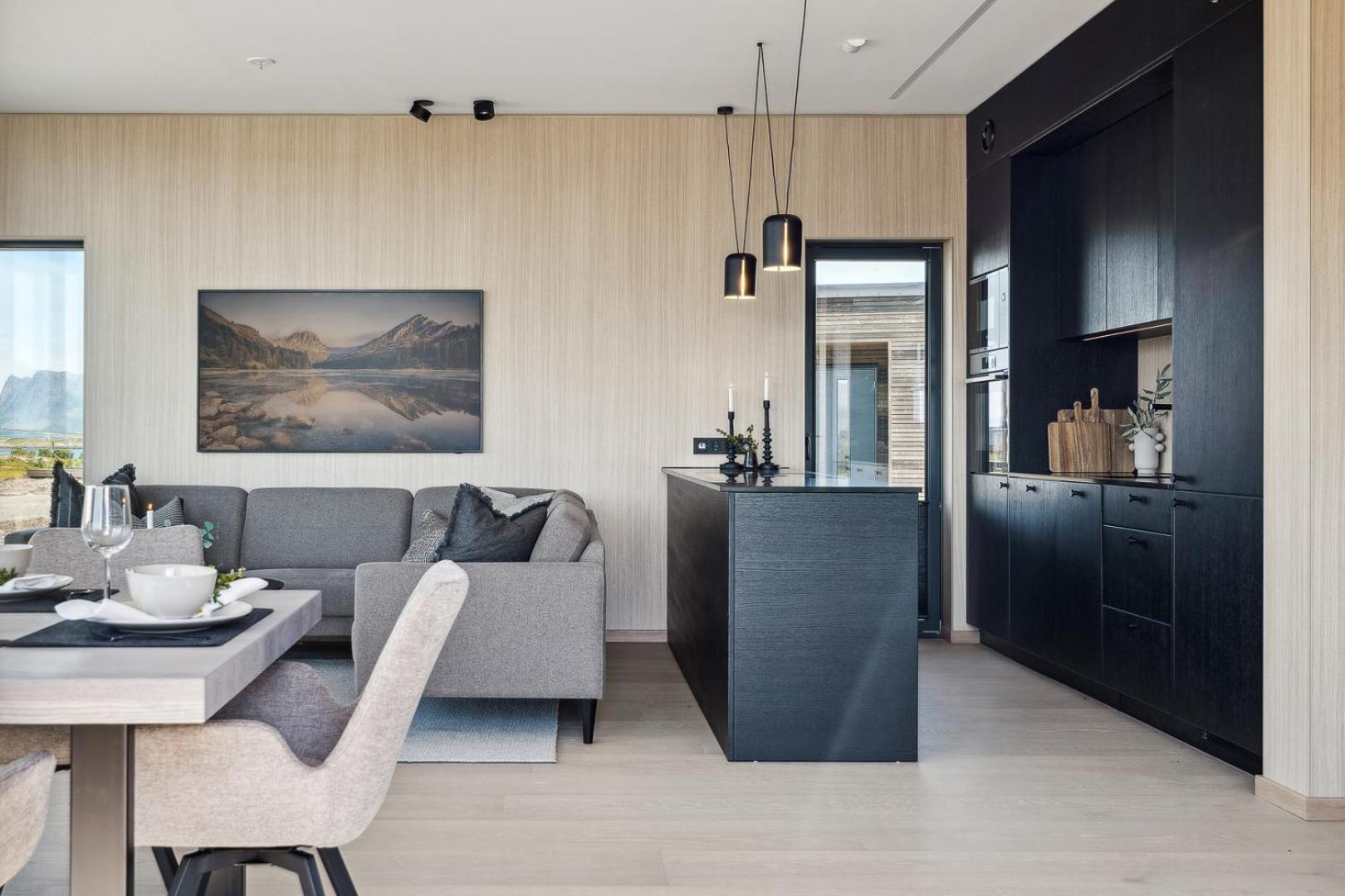 Luxury Cabin in beautiful Lofoten with Jacuzzi and sauna